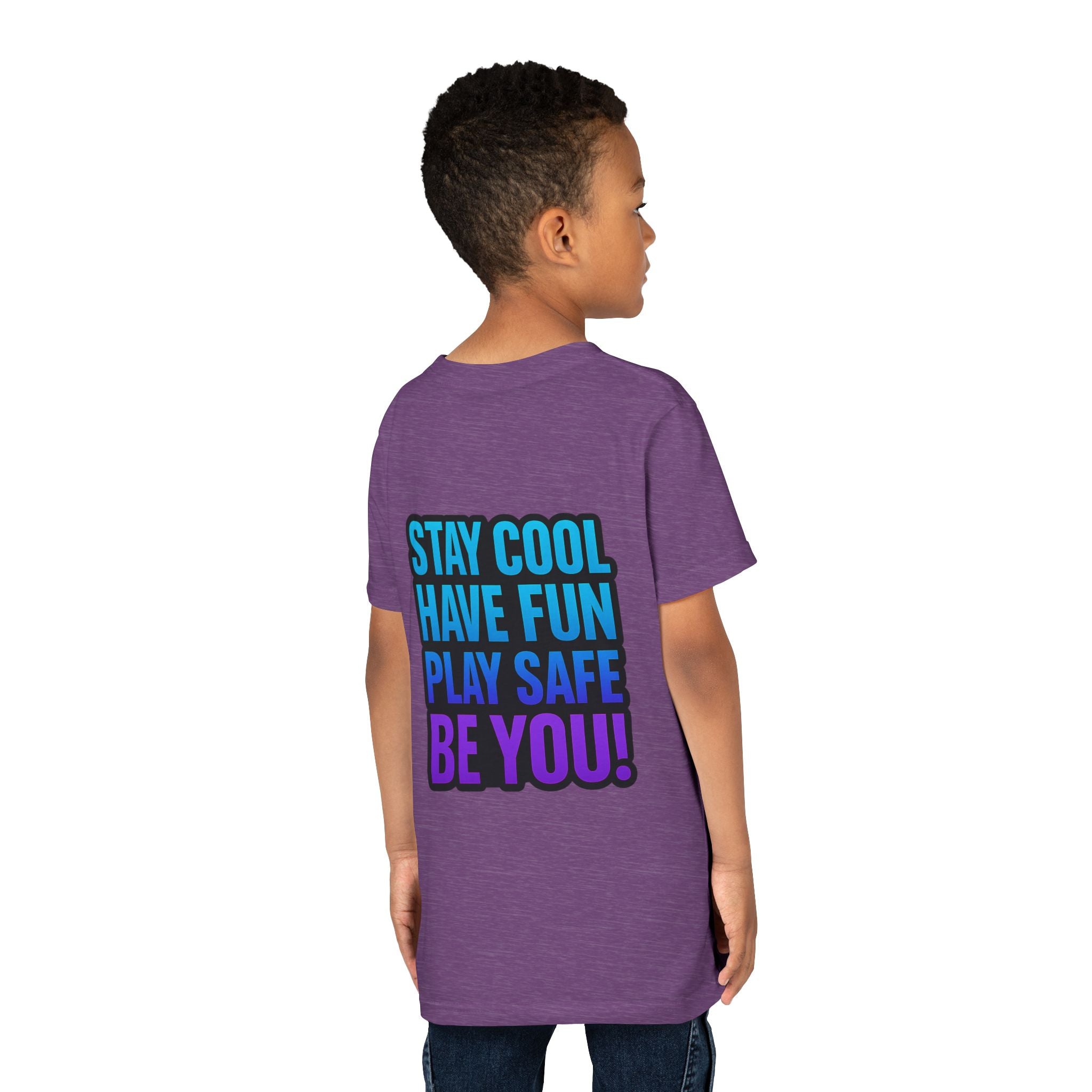 DJ KAT PAWS Paw-sitively Shredding, Skateboarding Youth Tee | Fun Summer Shirt, Motivational Kids T-Shirt, Birthday Gift for Boys & Girls