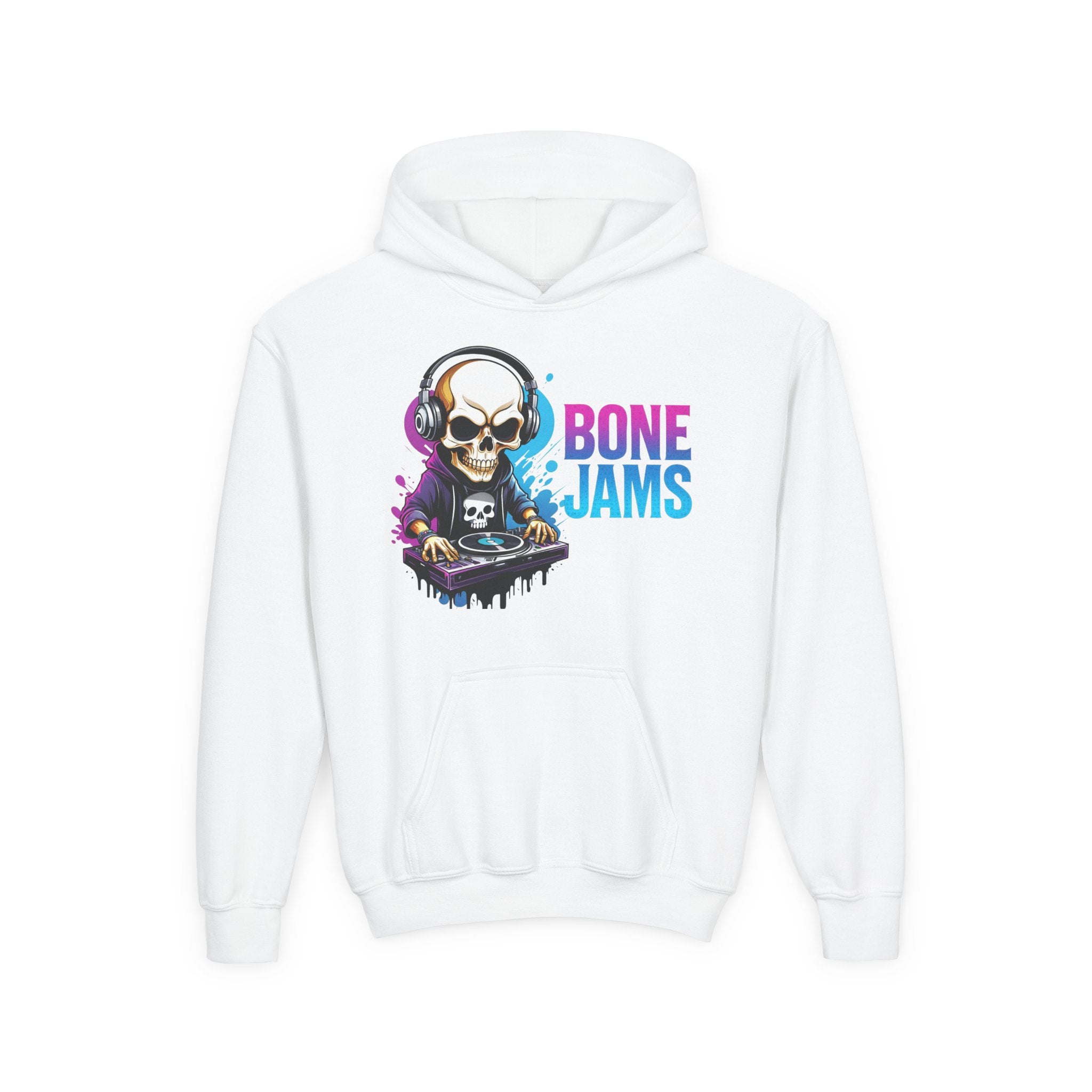 Bone Jams MC Bonez, Kids Hoodie Skull DJ