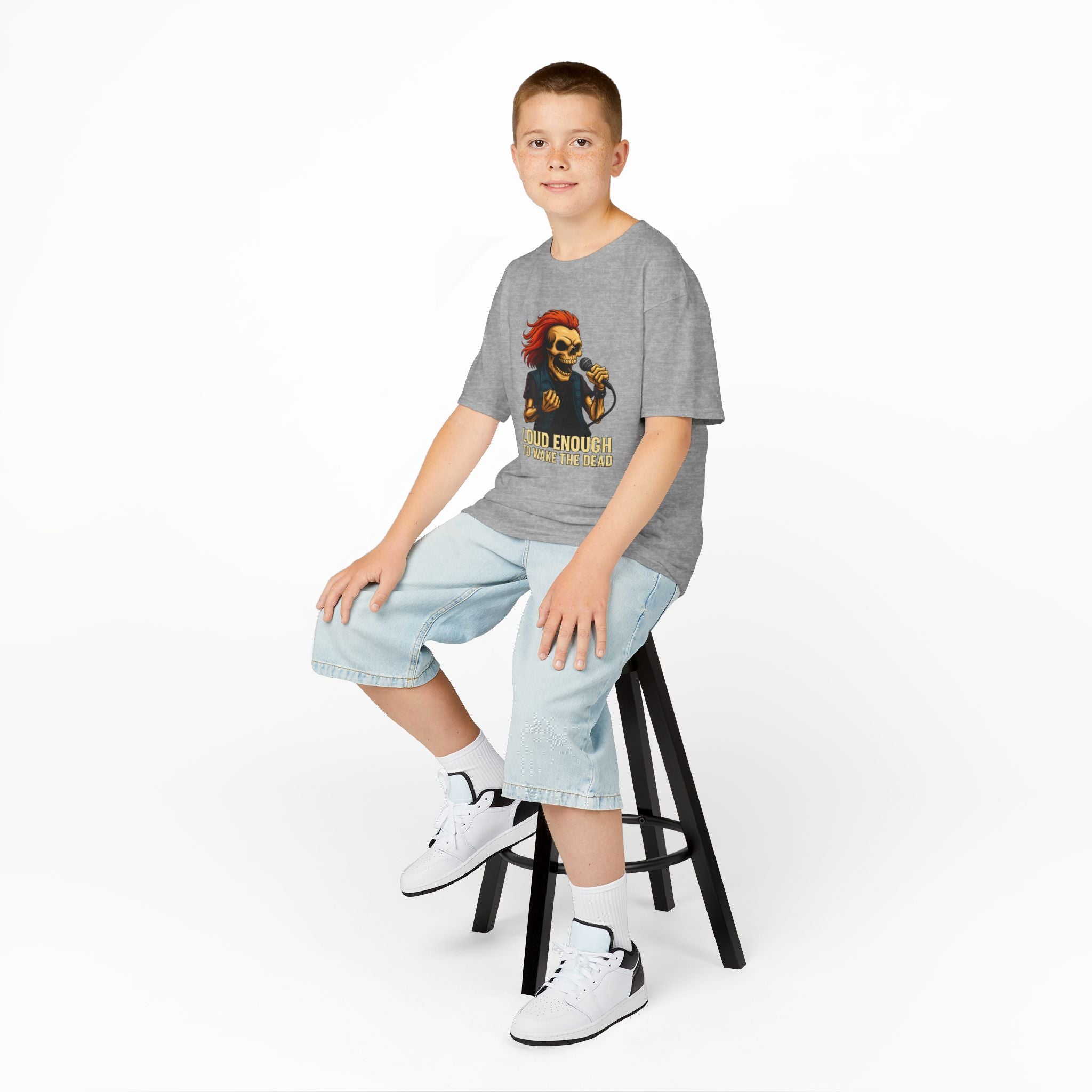 Bone Jams MC Bonez Kids Tee, Loud Enough  to Wake the Dead