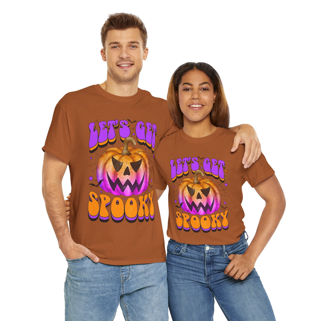 Halloween Spooky Pumpkin Tee, Unisex Cotton Shirt, Halloween Costume, Fall Festivities, Trick or Treat