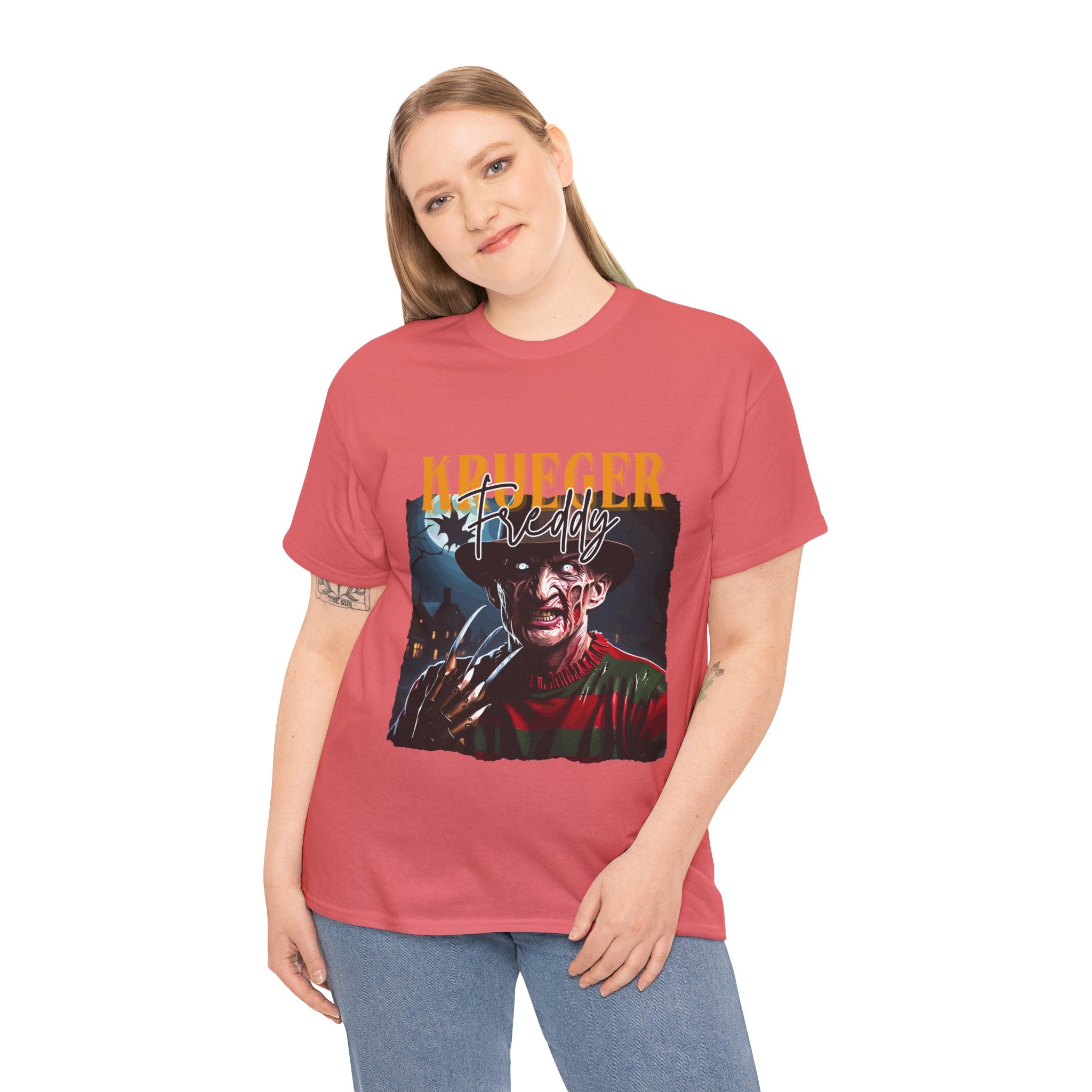 Freddy Krueger, Horror Graphic Tee, Unisex Cotton Shirt, Halloween Costume, Horror Movie Gift, Spooky T-Shirt, Horror Fan Apparel