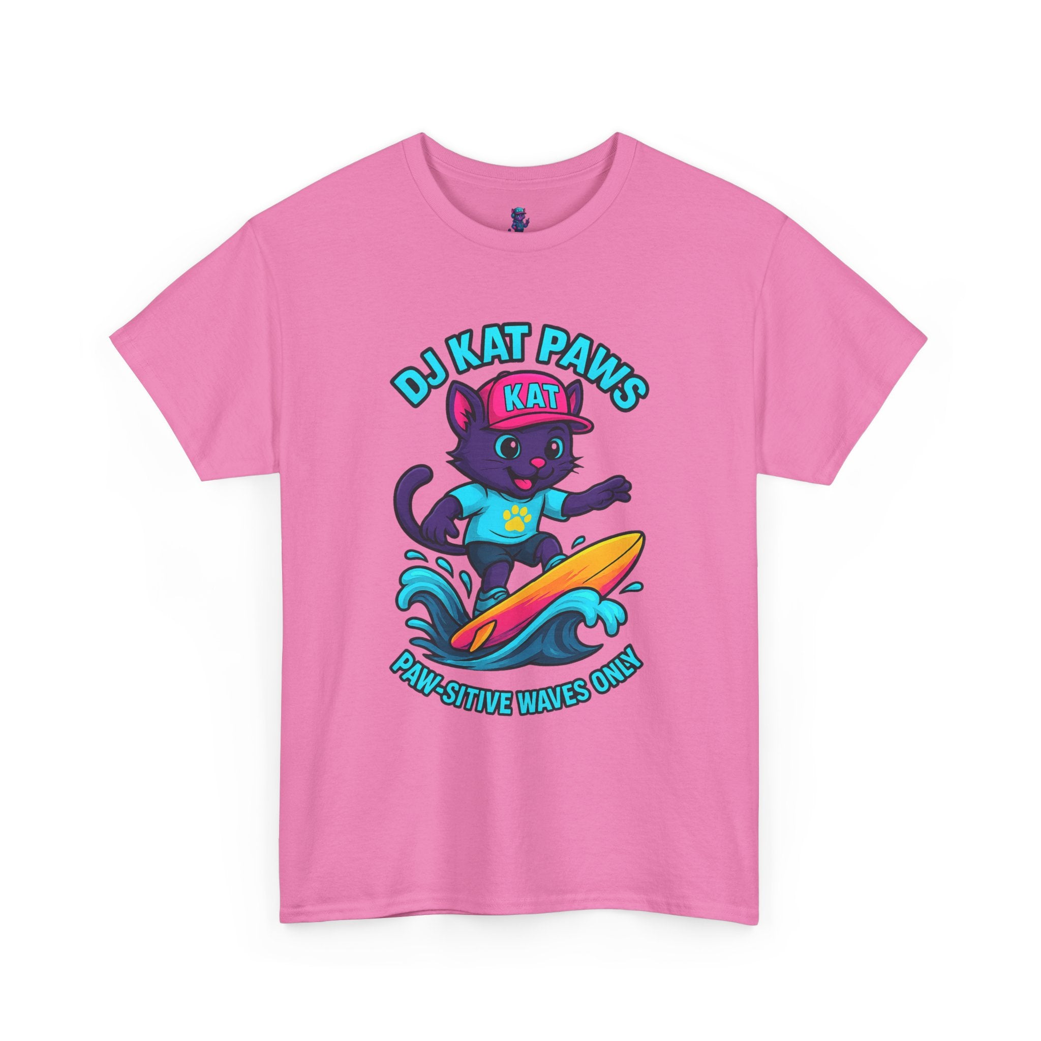 DJ KAT PAWS Paw-sitive Waves Only Tee