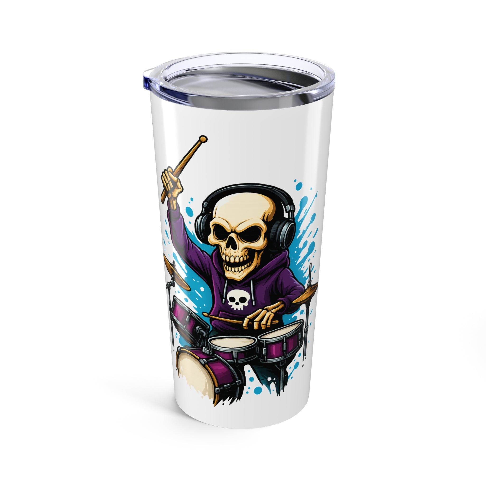 Bone Jams MC Bonez, 20oz Tumbler | Music Vibe Travel Mug for Music Lovers, Cool Drinkware & Party Gift