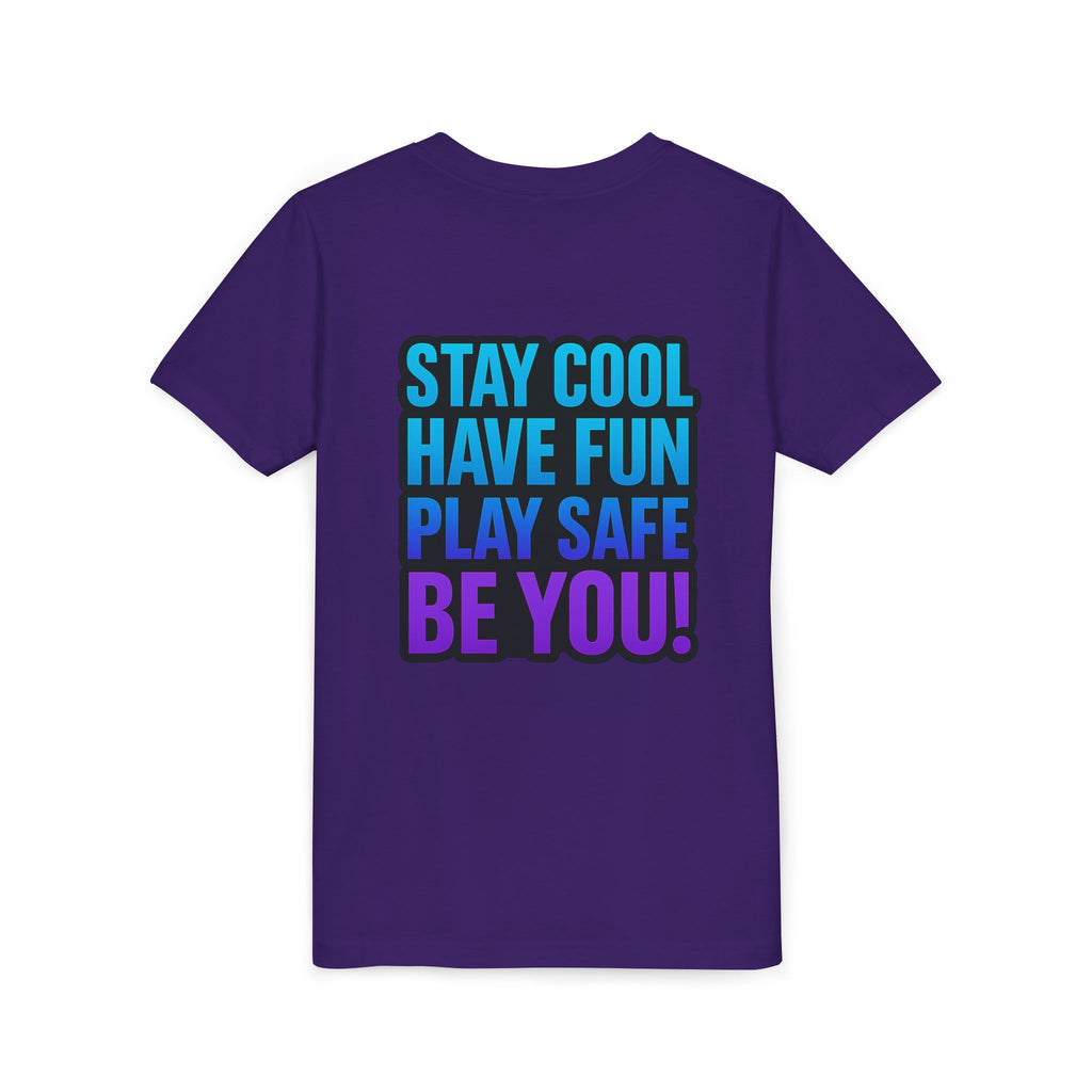 DJ KAT PAWS – Purr-fectly Rad Baseball Youth Tee | Fun Kids Graphic Shirt, Cool Cat Design, Perfect for Birthdays, Playdates & Sports Events