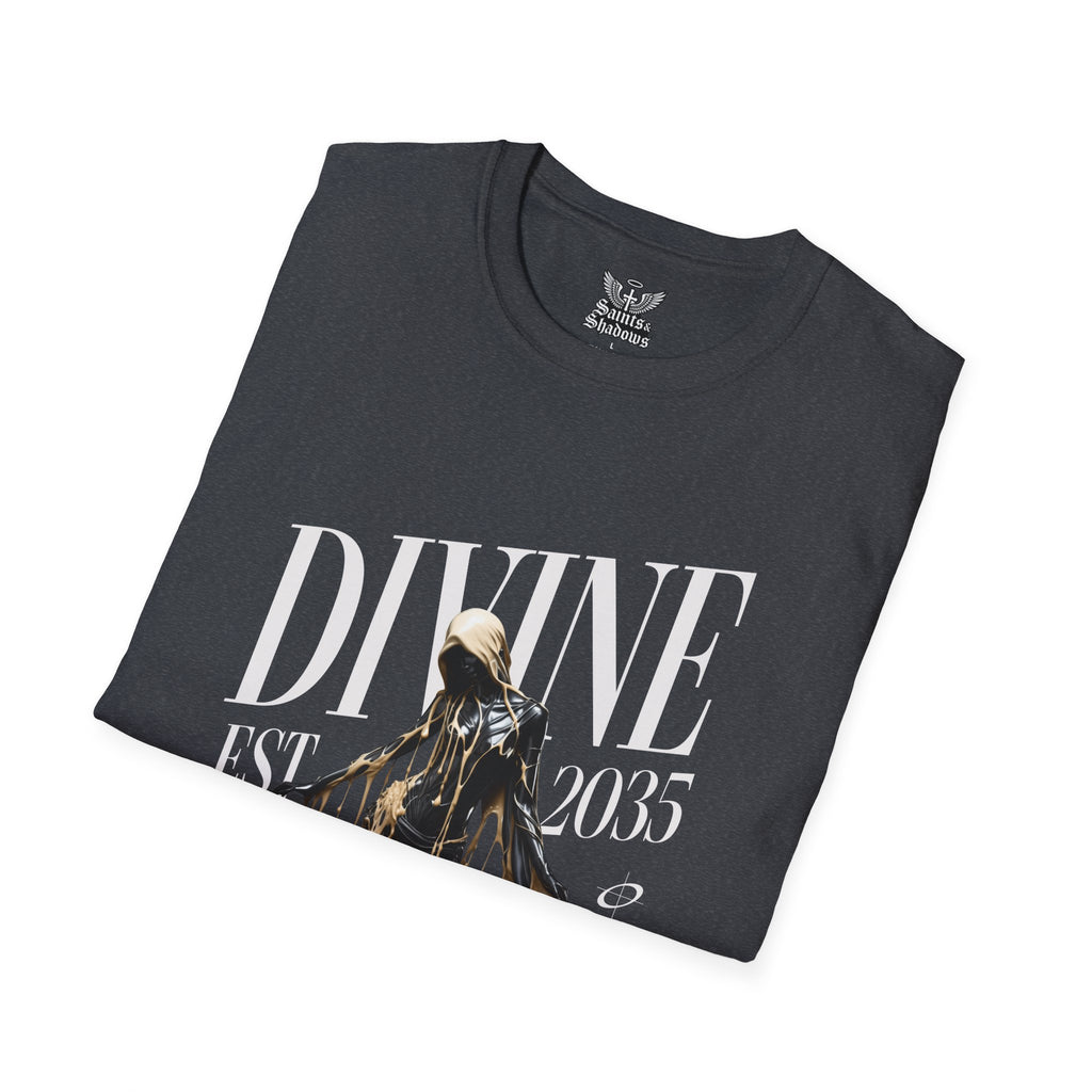 Saints and Shadows - Divine, Angelic Artwork Unisex Softstyle T-Shirt, Casual Wear