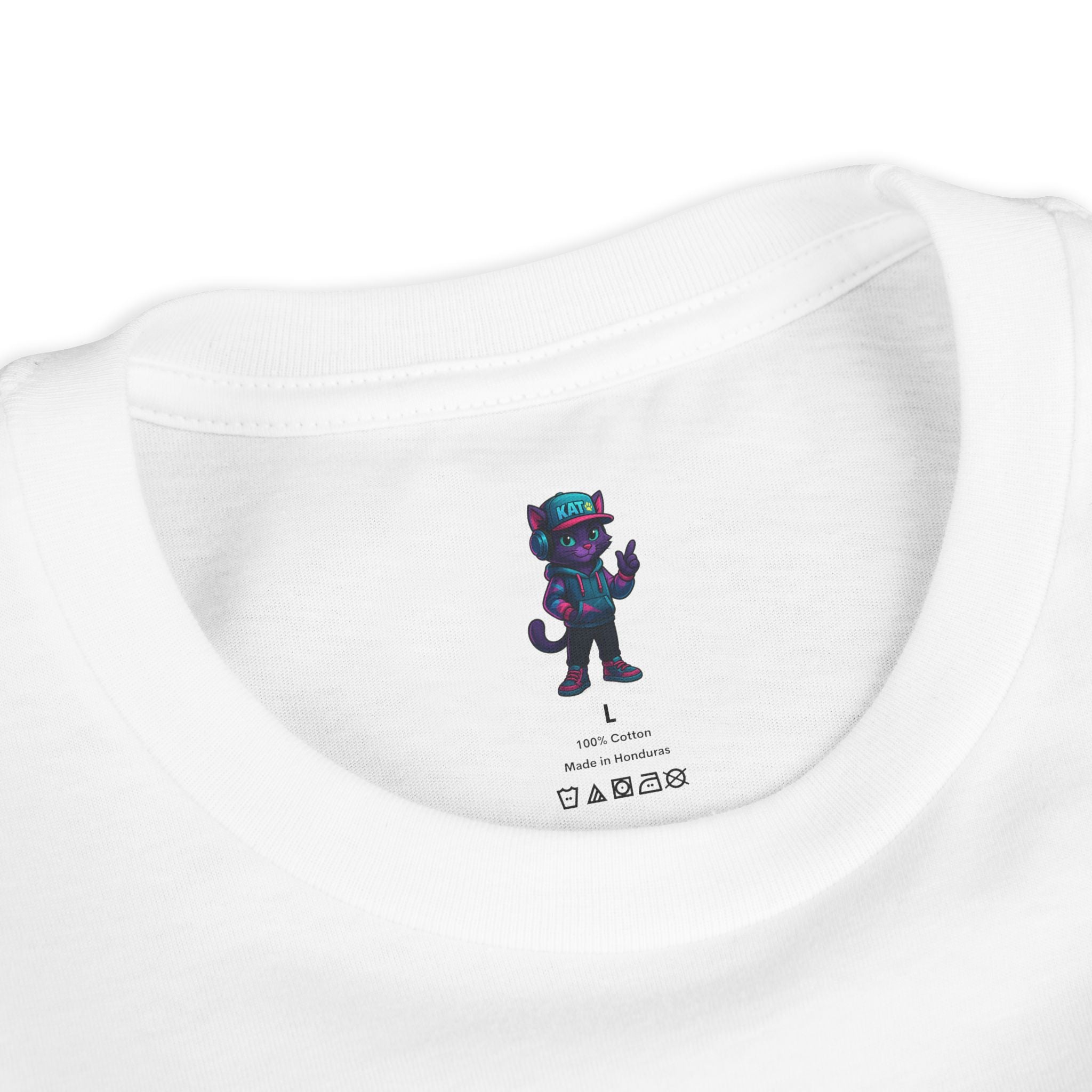 DJ KAT PAWS Paw-Sitive Waves Only, Youth Tee | Kids Surfing T-Shirt, Fun Cat Graphic Top, Summer Apparel, Gifts for Animal Lovers