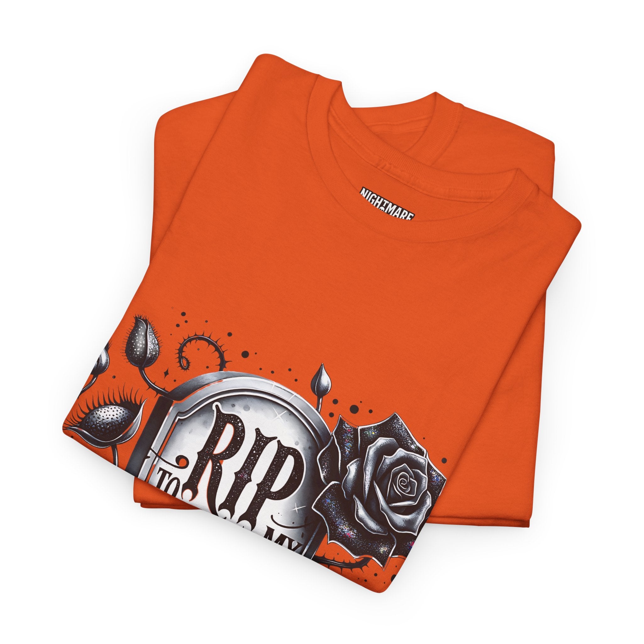 RIP to My 30s, Heavy, Unisex Graphic Shirt, Birthday Gift, Casual Wear, Vintage Style, Floral Design T-shirt