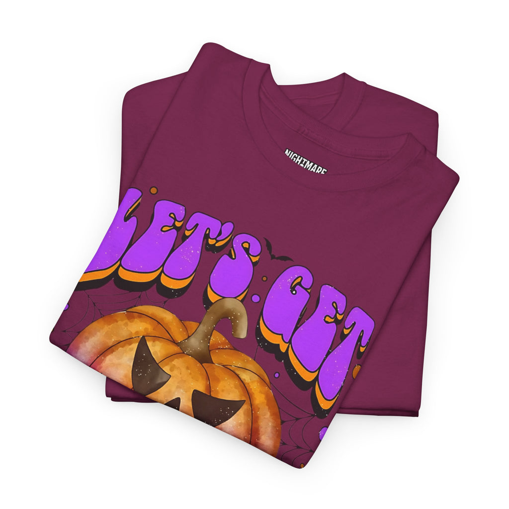 Halloween Spooky Pumpkin Tee, Unisex Cotton Shirt, Halloween Costume, Fall Festivities, Trick or Treat