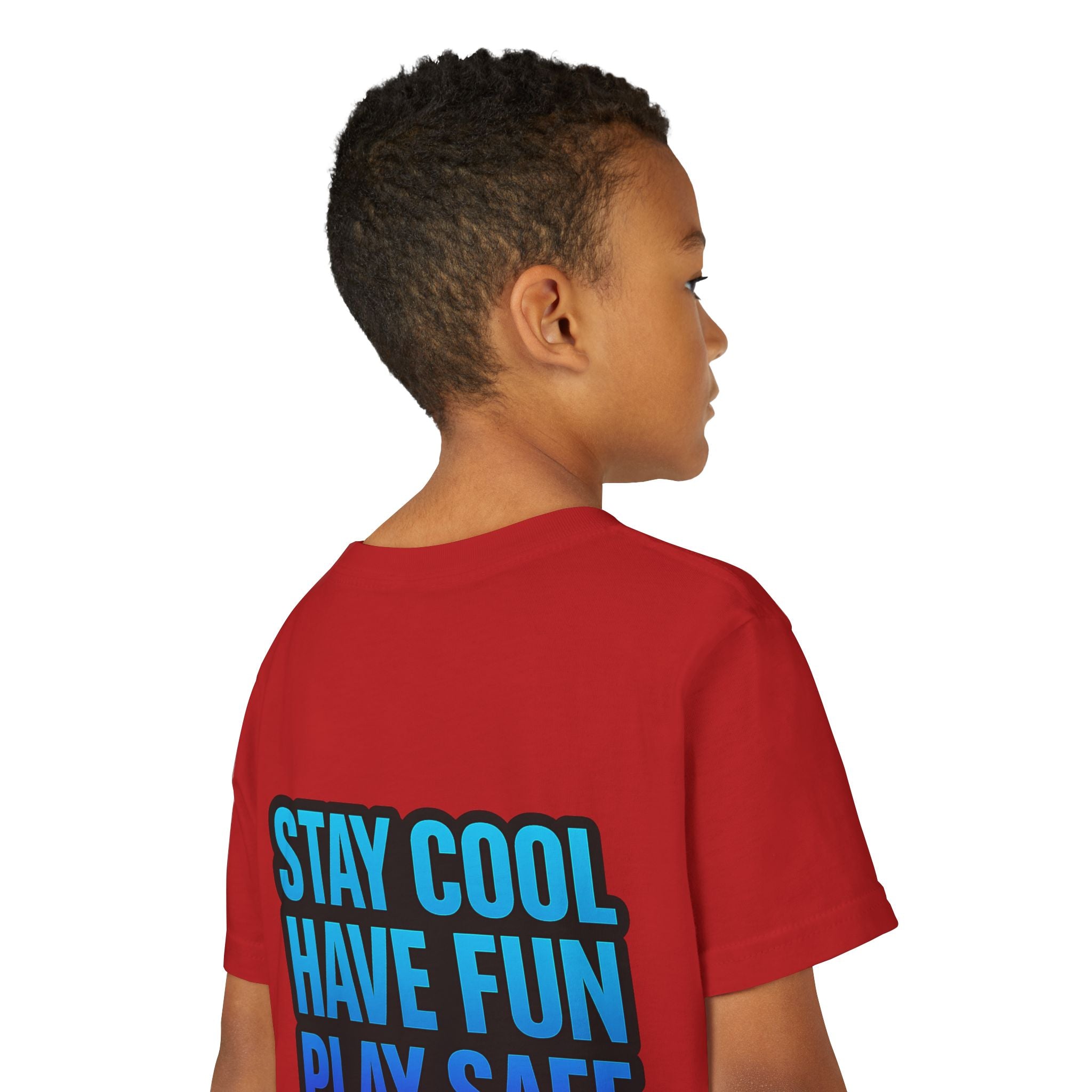 DJ KAT PAWS Paw-sitively Shredding, Skateboarding Youth Tee | Fun Summer Shirt, Motivational Kids T-Shirt, Birthday Gift for Boys & Girls