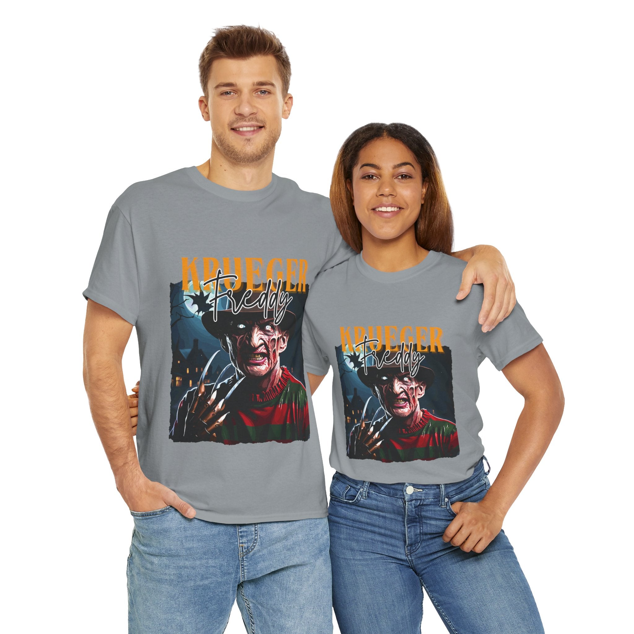 Freddy Krueger, Horror Graphic Tee, Unisex Cotton Shirt, Halloween Costume, Horror Movie Gift, Spooky T-Shirt, Horror Fan Apparel
