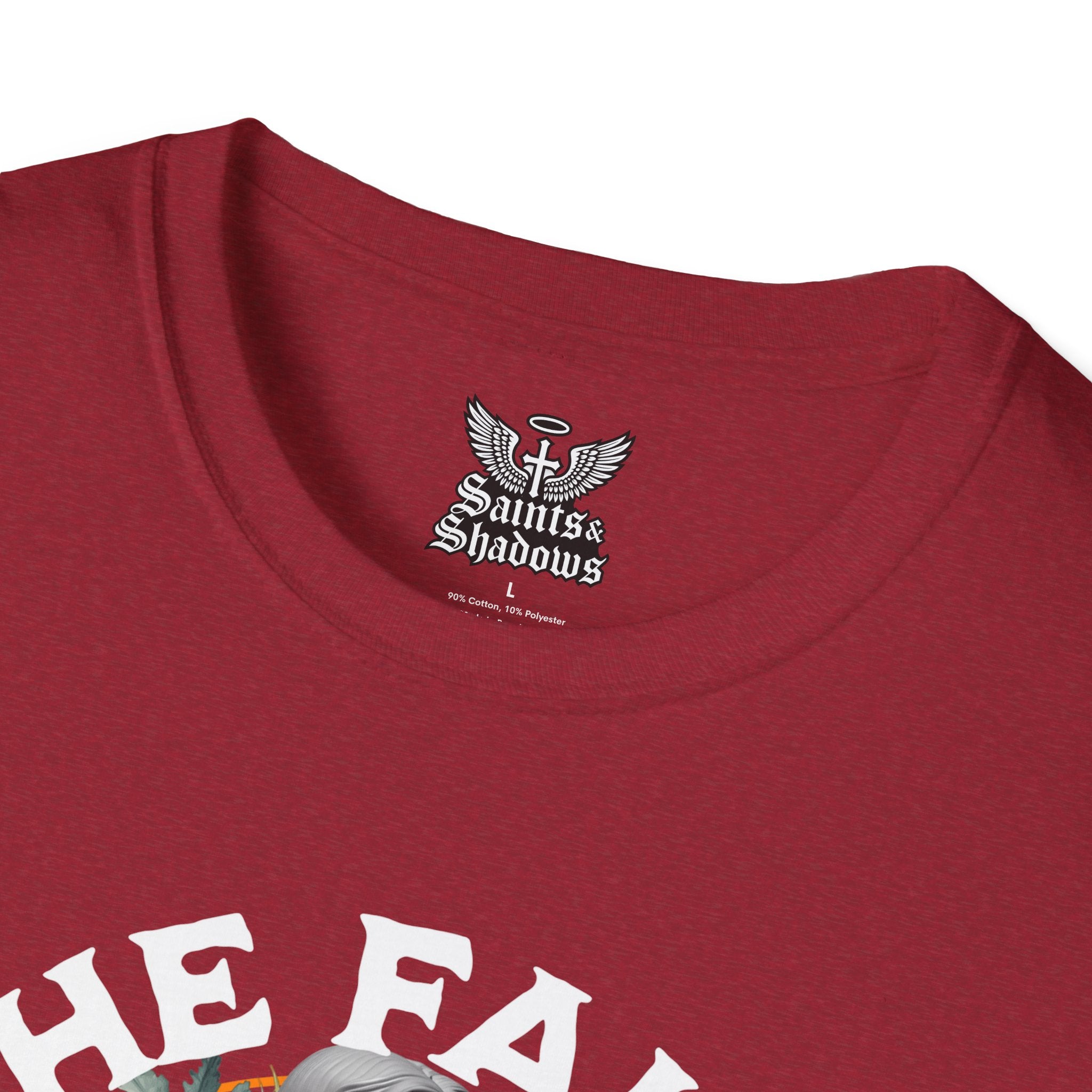 Saints and Shadows - The Faith Never Fail, Angelic Artwork Unisex Softstyle T-Shirt, Casual Wear