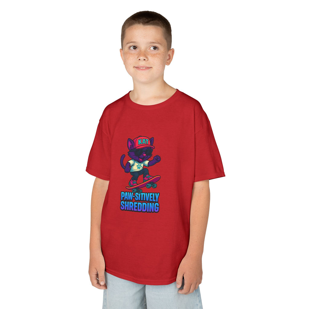 DJ KAT PAWS – Paw-sitively Shredding | Youth Summer T-Shirt