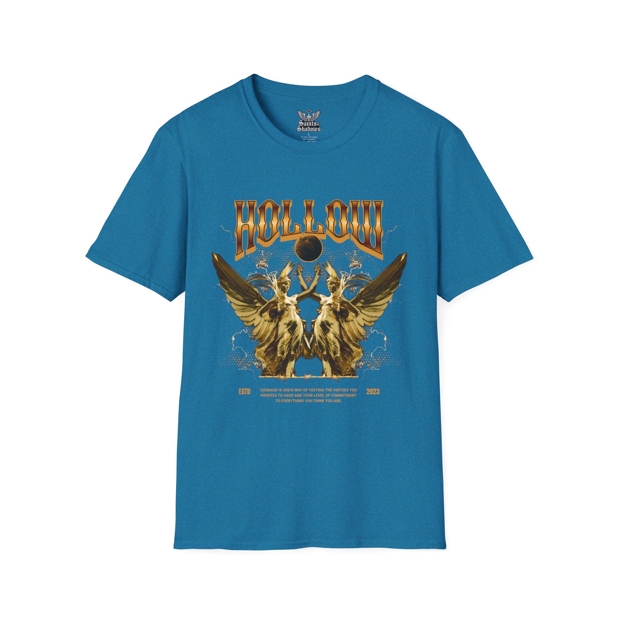 Saints and Shadows - Hollow, Angelic Artwork Unisex Softstyle T-Shirt, Casual Wear