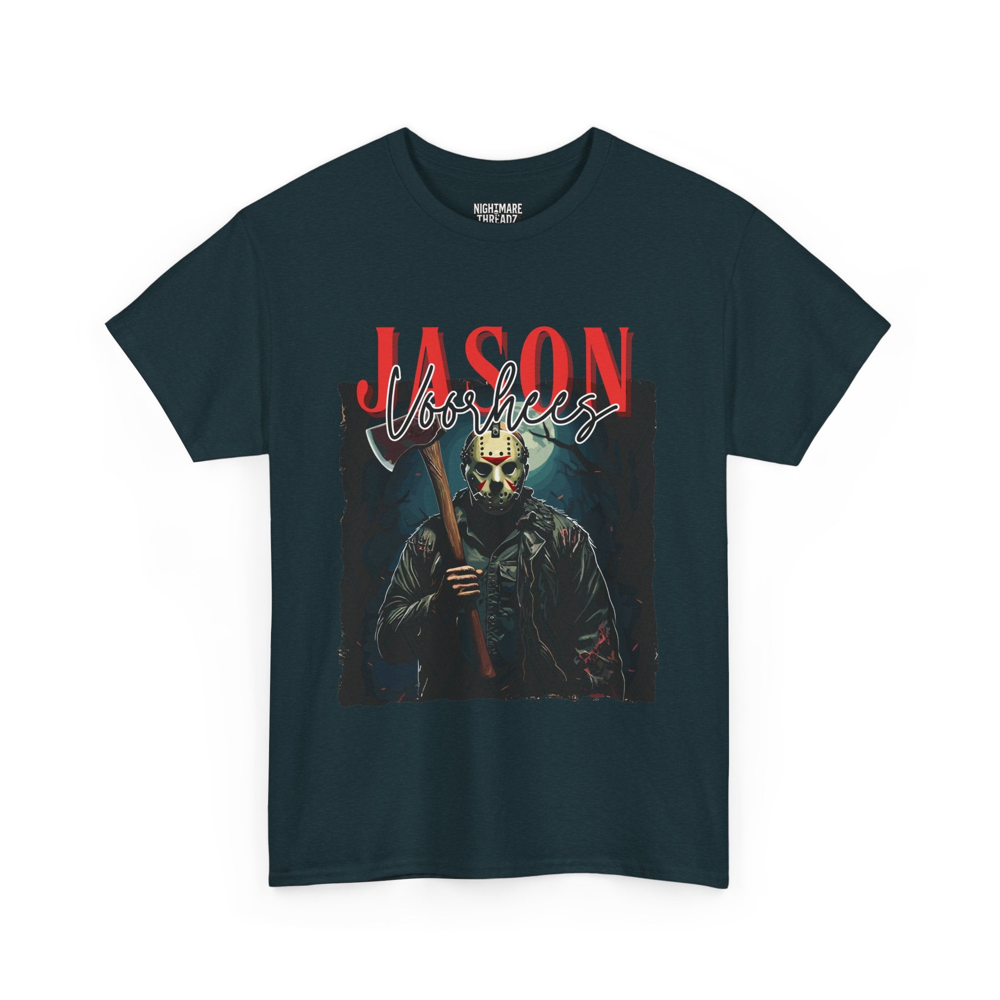 Jason Vorhees Horror Graphic Tee, Unisex Cotton Shirt, Halloween Costume, Horror Movie Gift, Spooky T-Shirt, Horror Fan Apparel