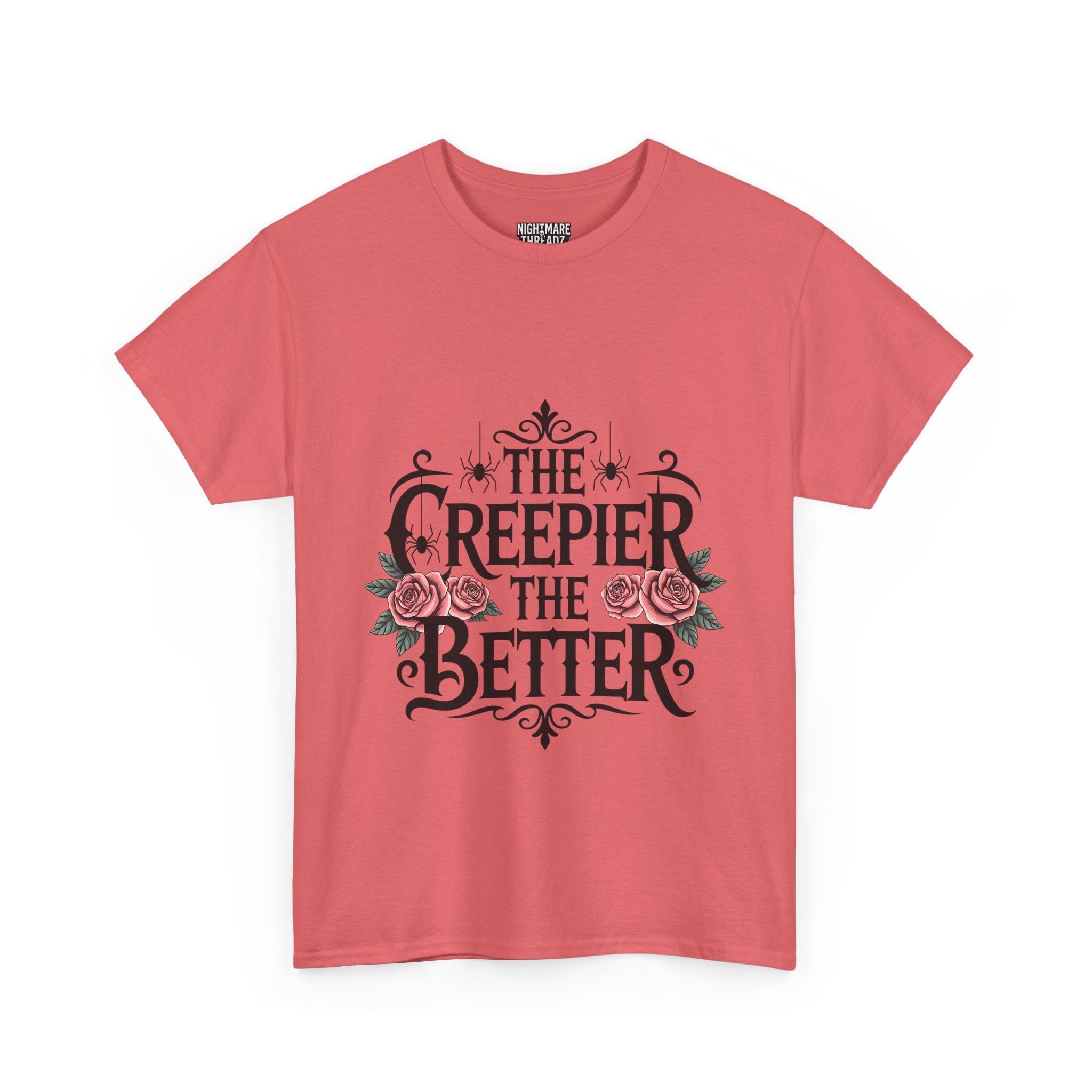 The Creepier the Better Tee, Perfect for Halloween, Casual Wear, Gift for Friends, Vintage Style, Unique Graphic T-Shirt