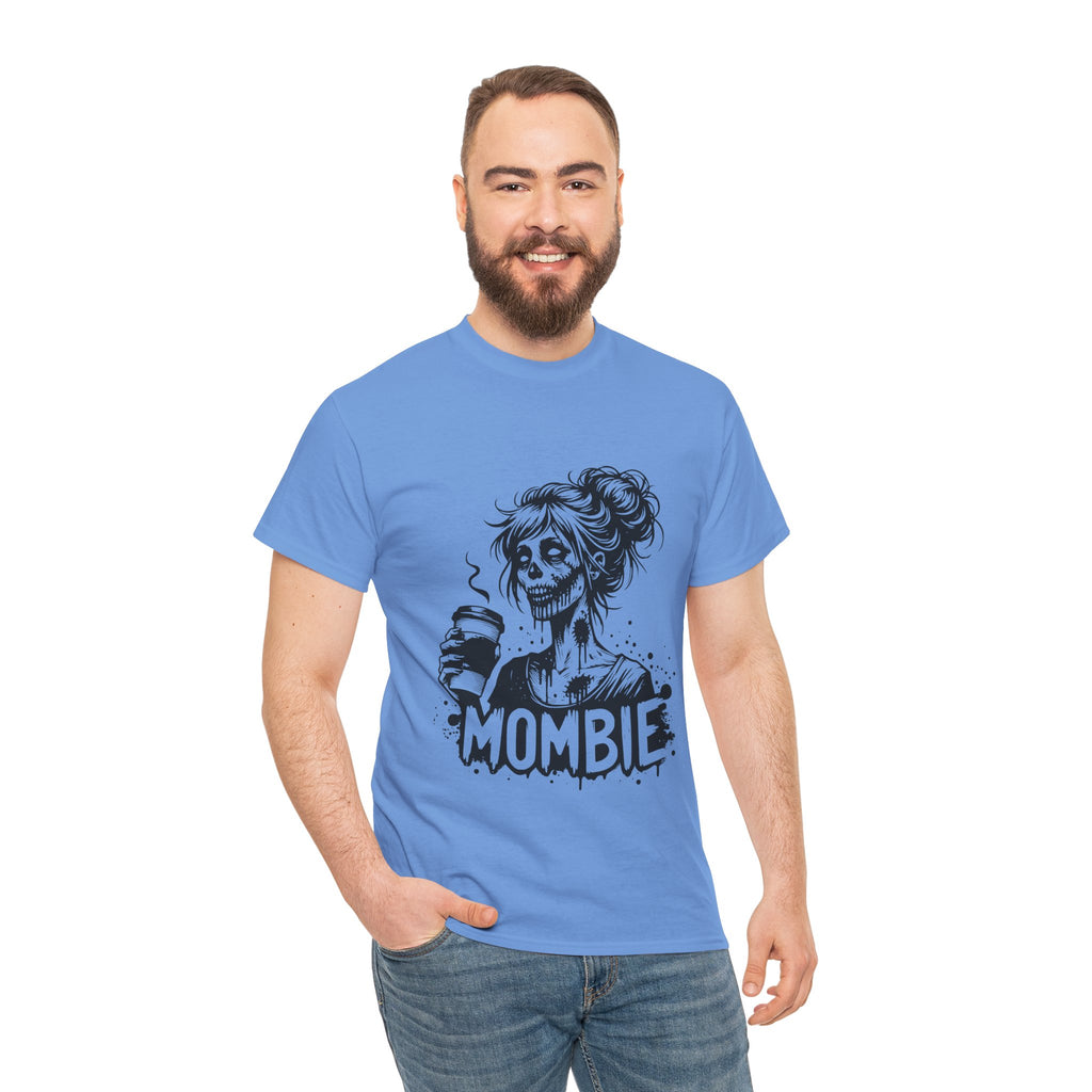 Mombie Unisex Tee, Perfect for Halloween, Gift for Moms, Relaxed Fit, Funny T-Shirt, Unique Graphic Tee, Casual Wear
