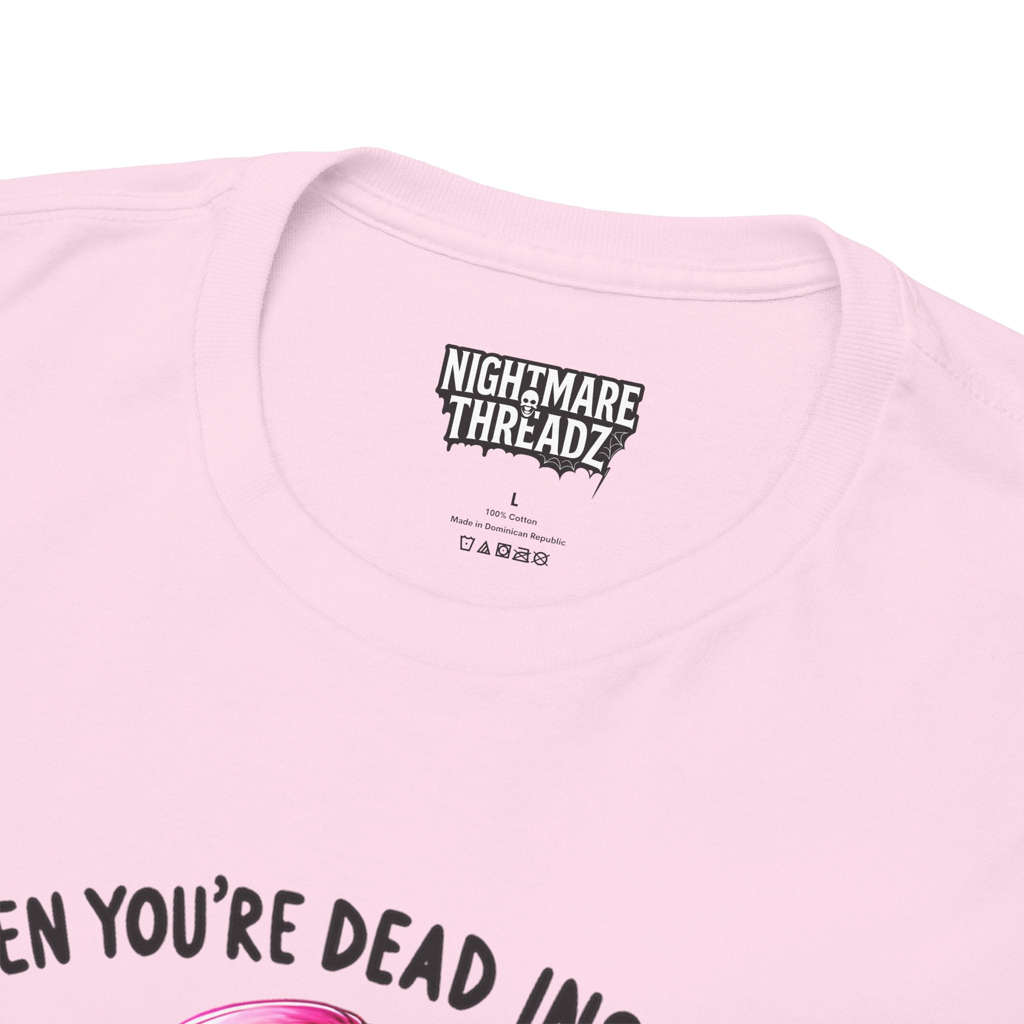 When you're dead onside, Whimsical Skeleton Tee, Funny Graphic Shirt, Perfect for Halloween, Unique Gift Idea, Casual Wear, Everyday Humor
