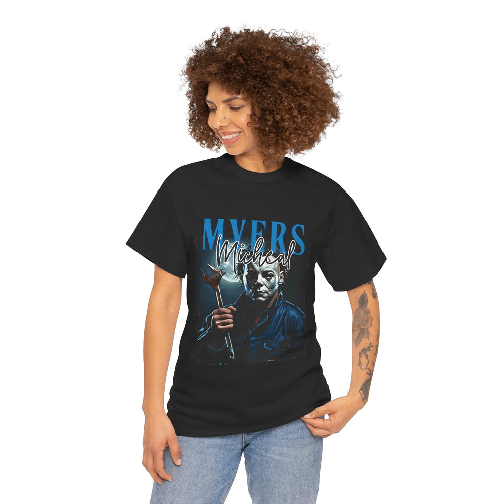 Michael Myers - Horror Graphic Tee, Unisex Cotton Shirt, Halloween Costume, Horror Movie Gift, Spooky T-Shirt, Horror Fan Apparel