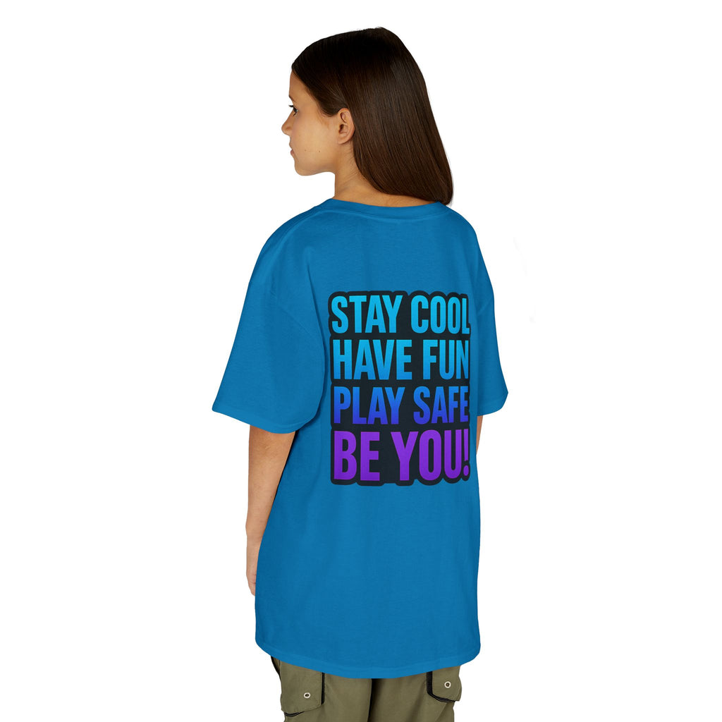 DJ KAT PAWS - Fun Skater Cat Design, Youth Summer T-Shirt, Cool Kids Apparel, Birthday Gift, Trendy Casual Wear