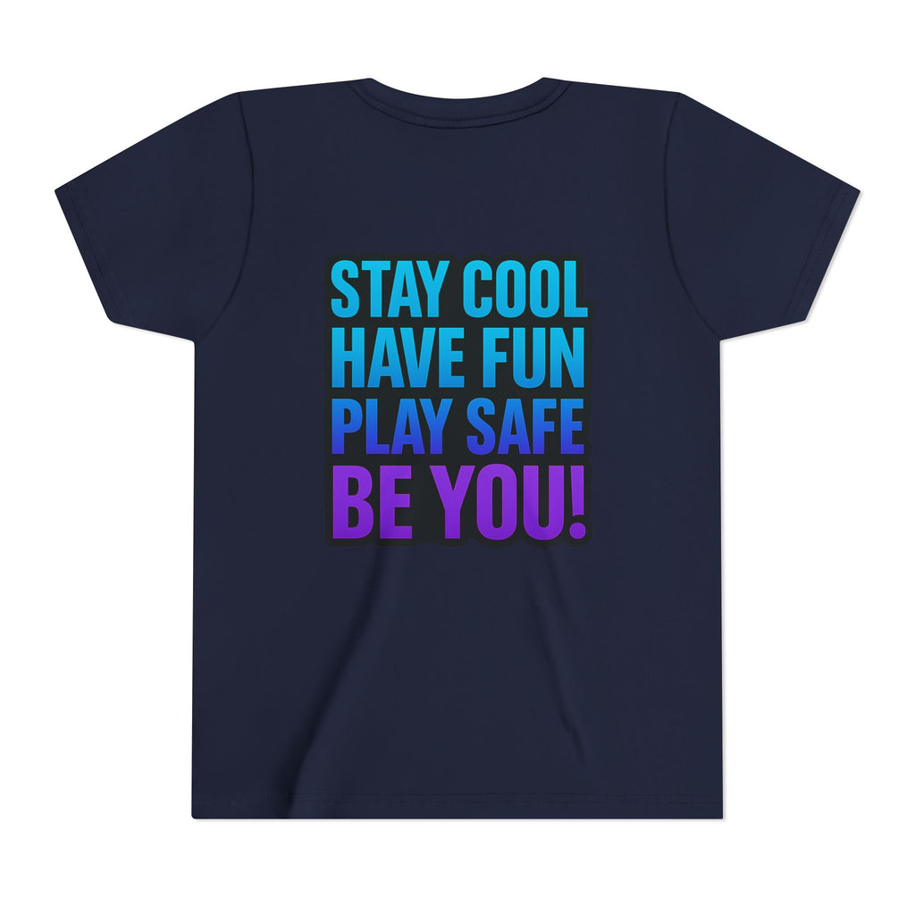 DJ KAT PAWS – Purr-fectly Rad Baseball Youth Tee | Fun Kids Graphic Shirt, Cool Cat Design, Perfect for Birthdays, Playdates & Sports Events