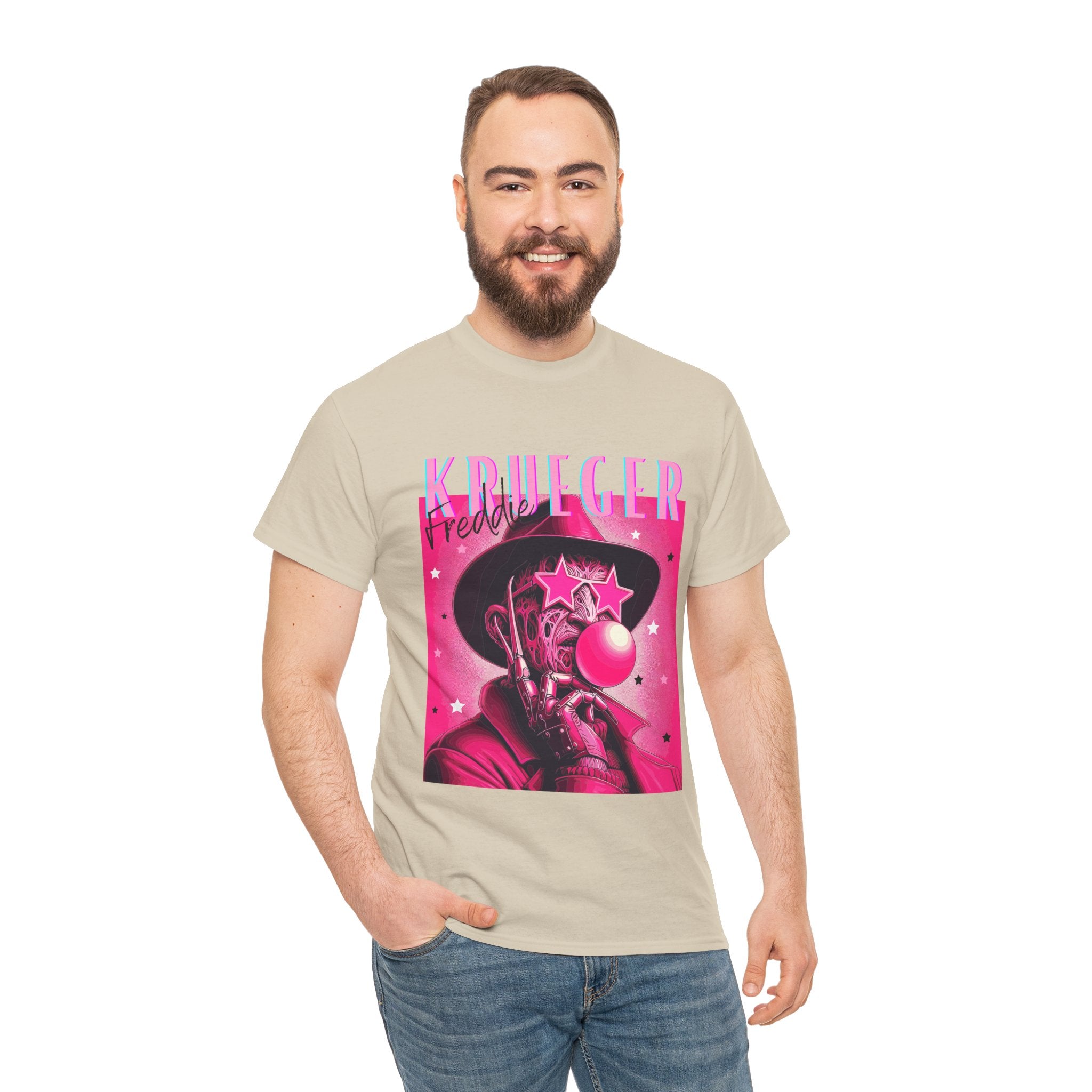 Freddie Kruger, Horror Graphic Tee, Unisex Cotton Shirt, Halloween Costume, Horror Movie Gift, Spooky T-Shirt, Horror Fan Apparel