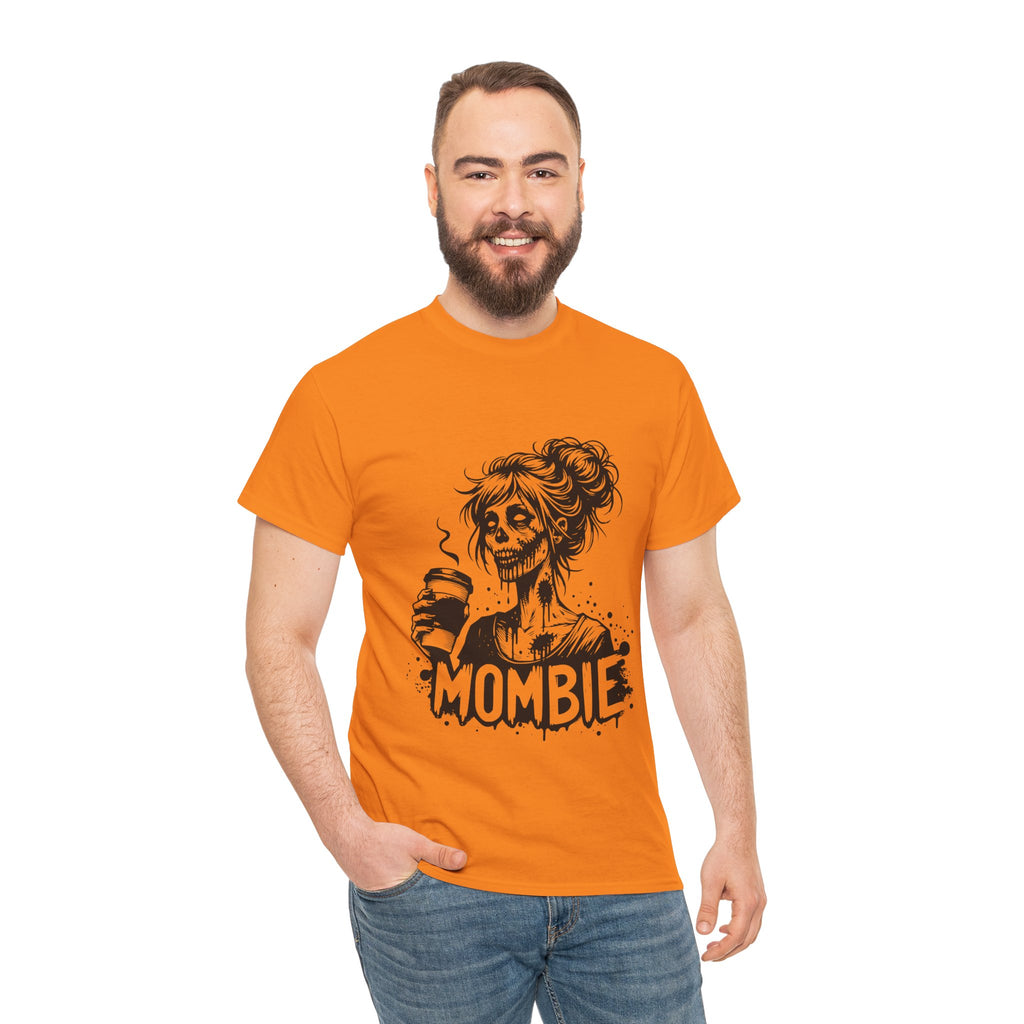Mombie Unisex Tee, Perfect for Halloween, Gift for Moms, Relaxed Fit, Funny T-Shirt, Unique Graphic Tee, Casual Wear