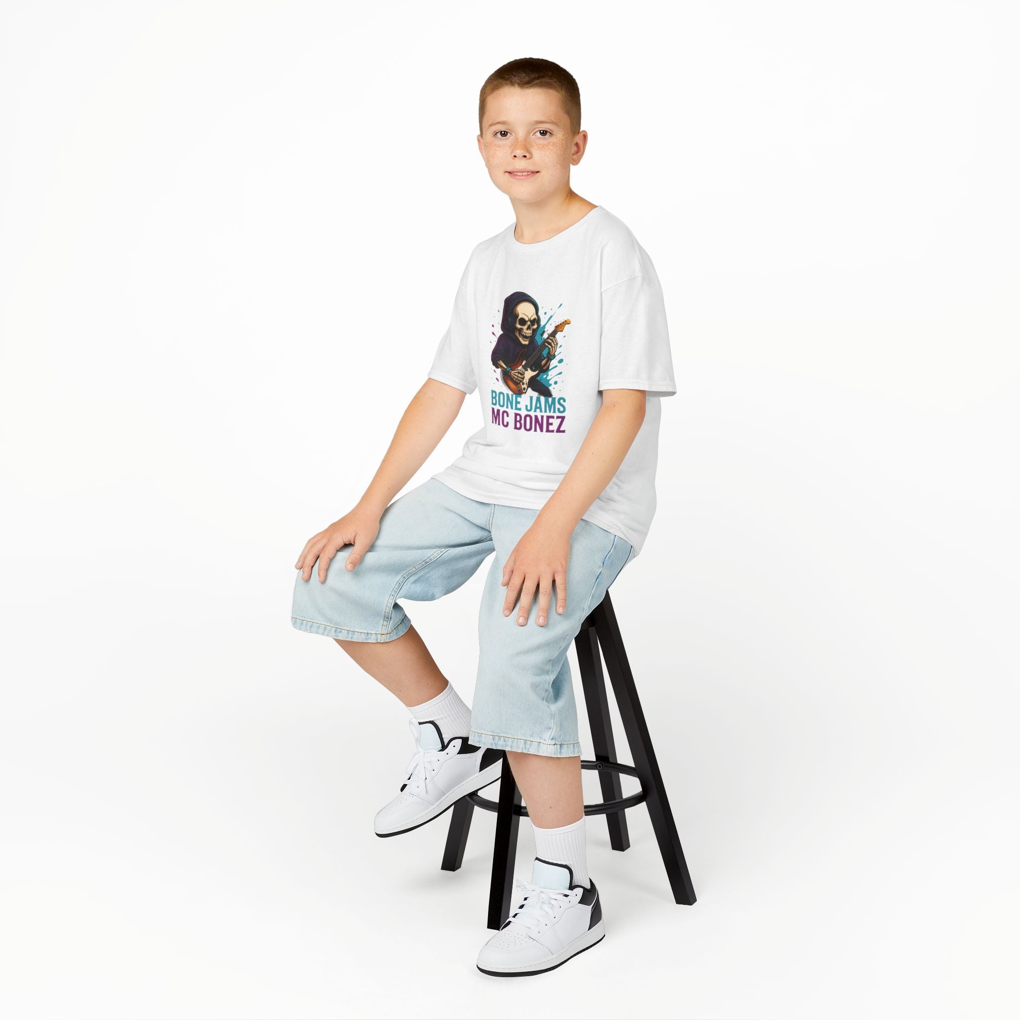 Bone Jams MC Bonez Kids Tee, Gutted Guitarist
