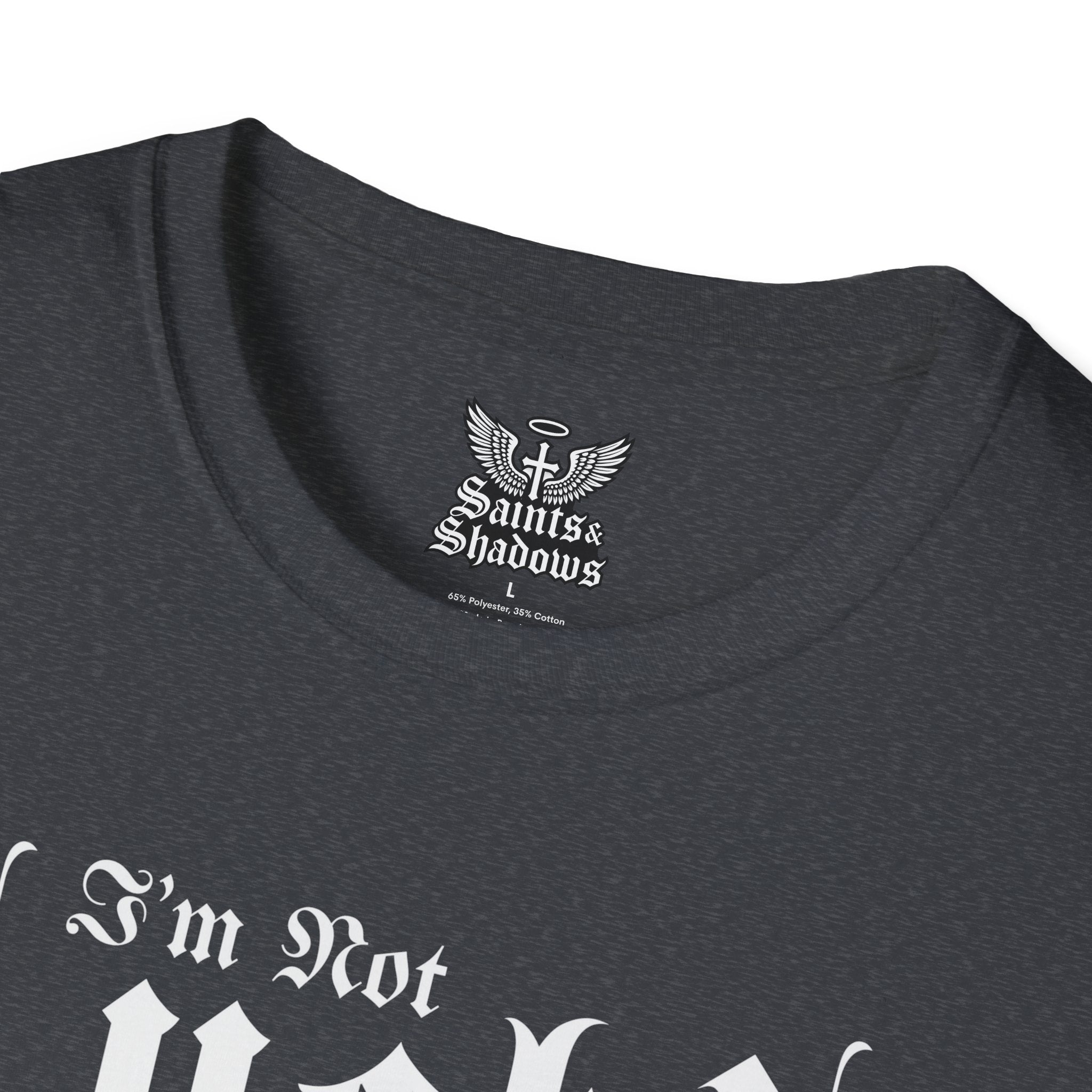 Saints and Shadows - I'm Not Lucky, But I'm Blessed T-Shirt, Unisex Graphic Tee