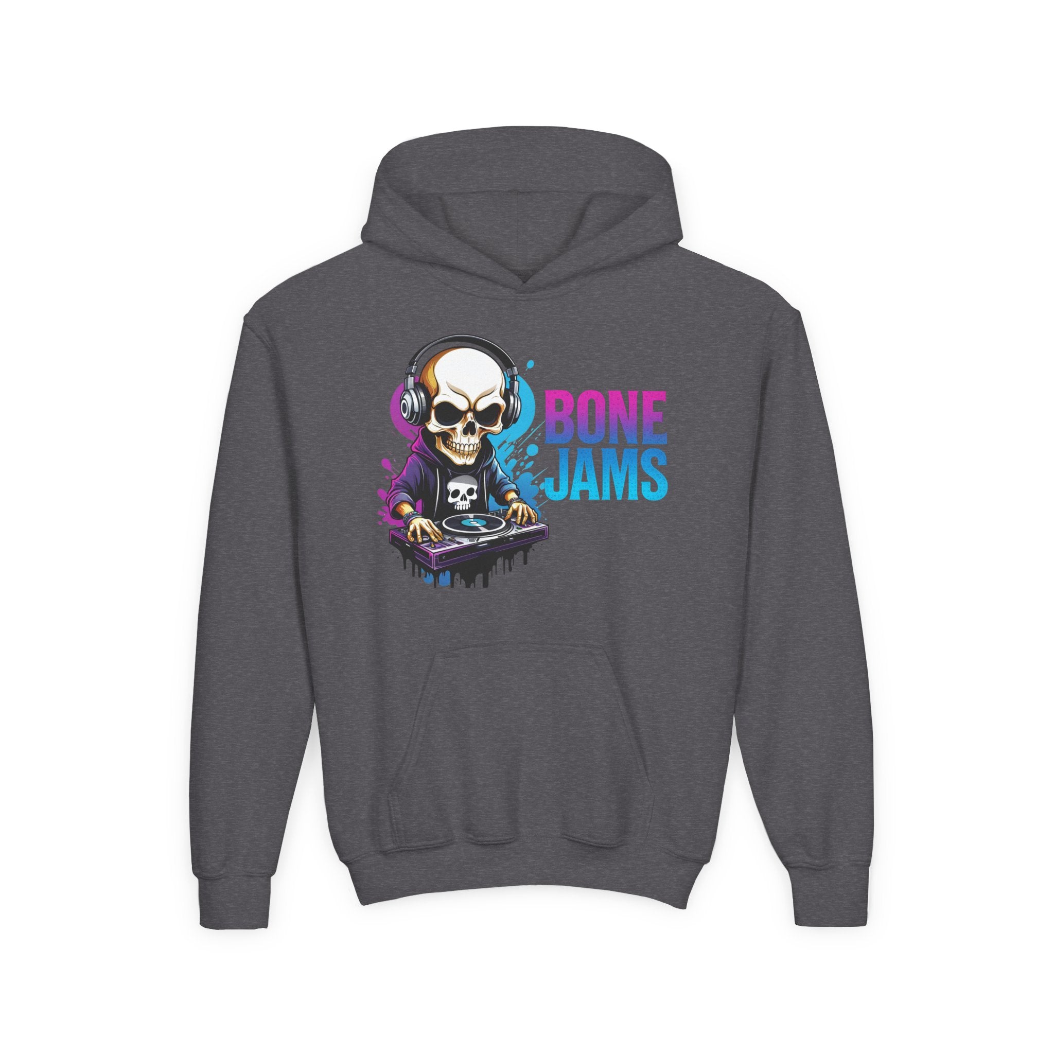 Bone Jams MC Bonez, Kids Hoodie Skull DJ
