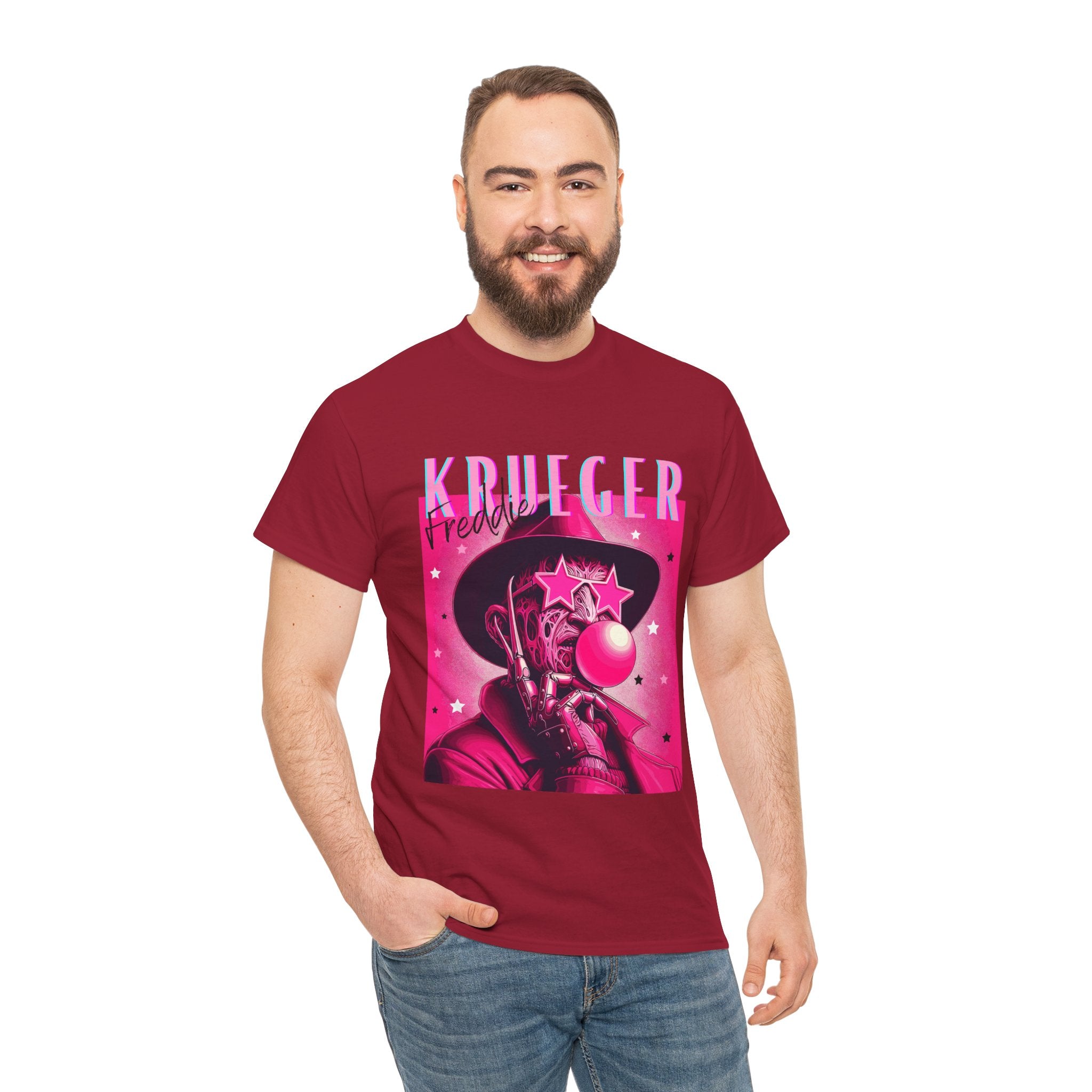 Freddie Kruger, Horror Graphic Tee, Unisex Cotton Shirt, Halloween Costume, Horror Movie Gift, Spooky T-Shirt, Horror Fan Apparel