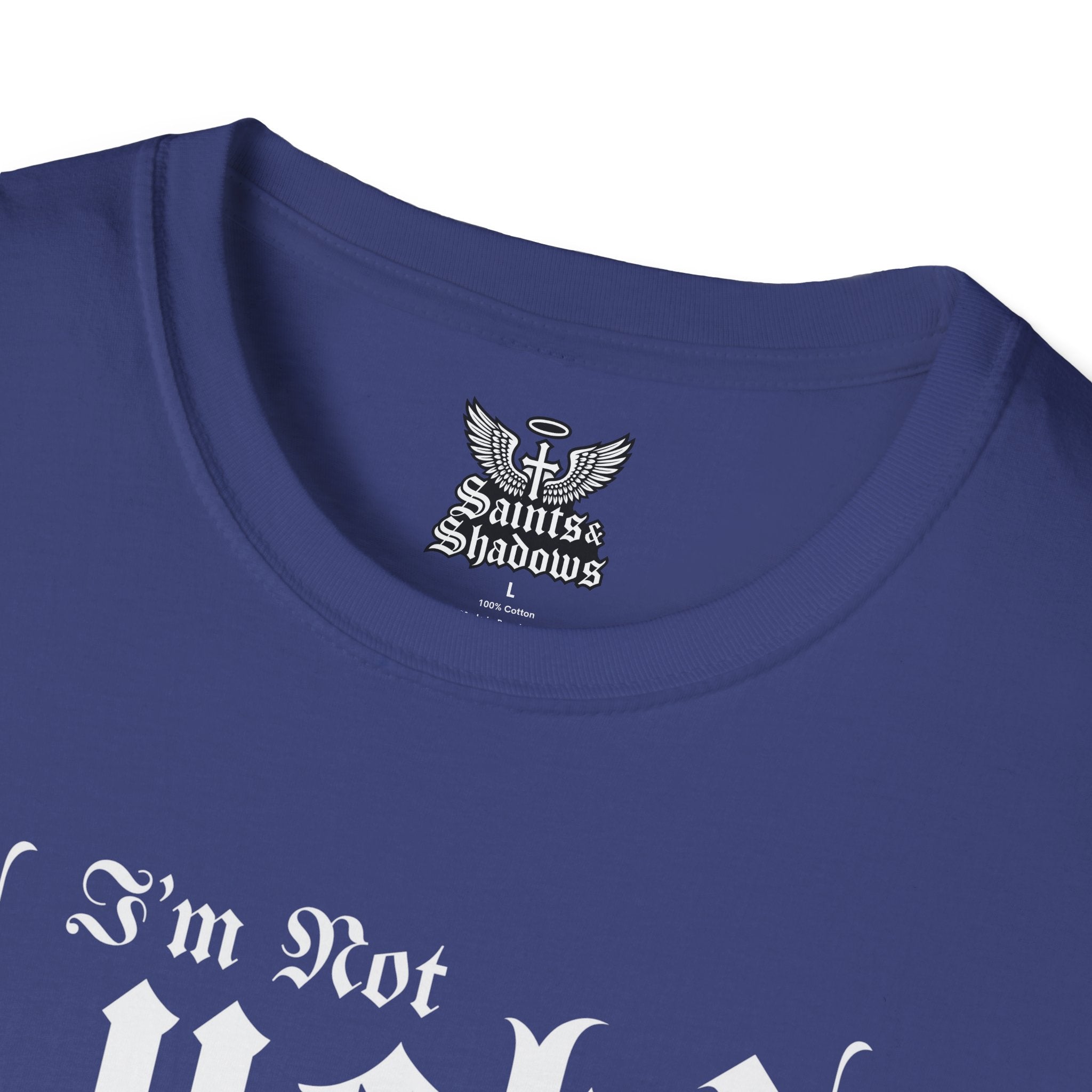 Saints and Shadows - I'm Not Lucky, But I'm Blessed T-Shirt, Unisex Graphic Tee