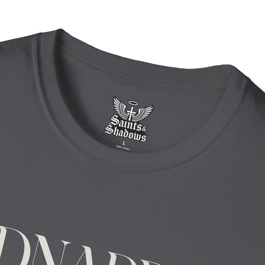 Saints and Shadows - Kidnapped, Angelic Artwork Unisex Softstyle T-Shirt, Casual Wear
