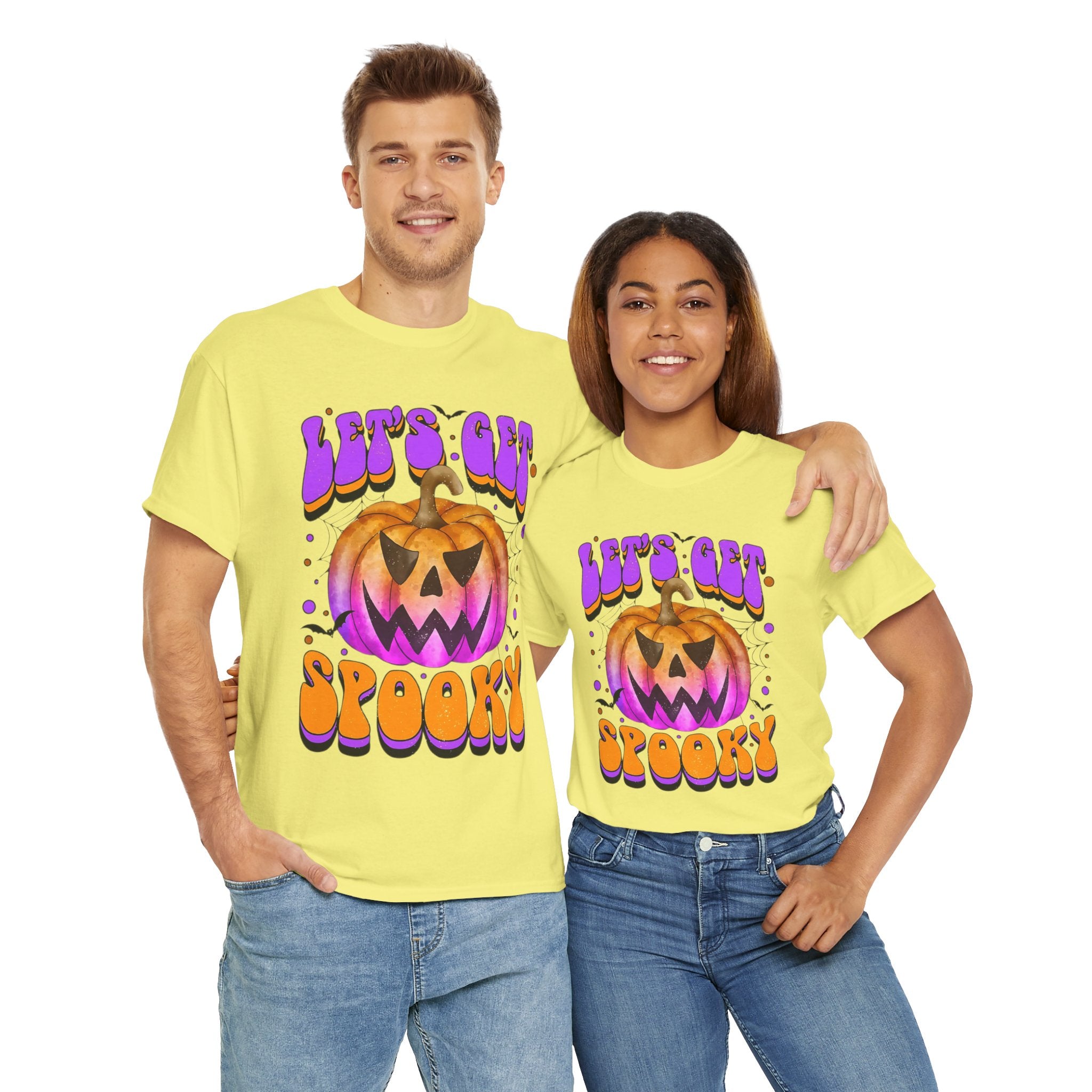 Halloween Spooky Pumpkin Tee, Unisex Cotton Shirt, Halloween Costume, Fall Festivities, Trick or Treat