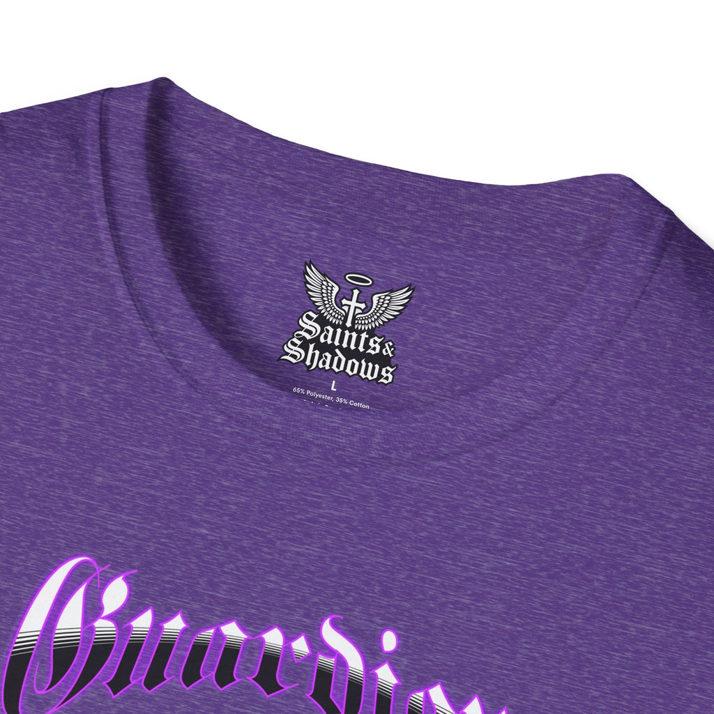 Saints and Shadows - Guardian Angel, Angelic Artwork Unisex Softstyle T-Shirt, Casual Wear