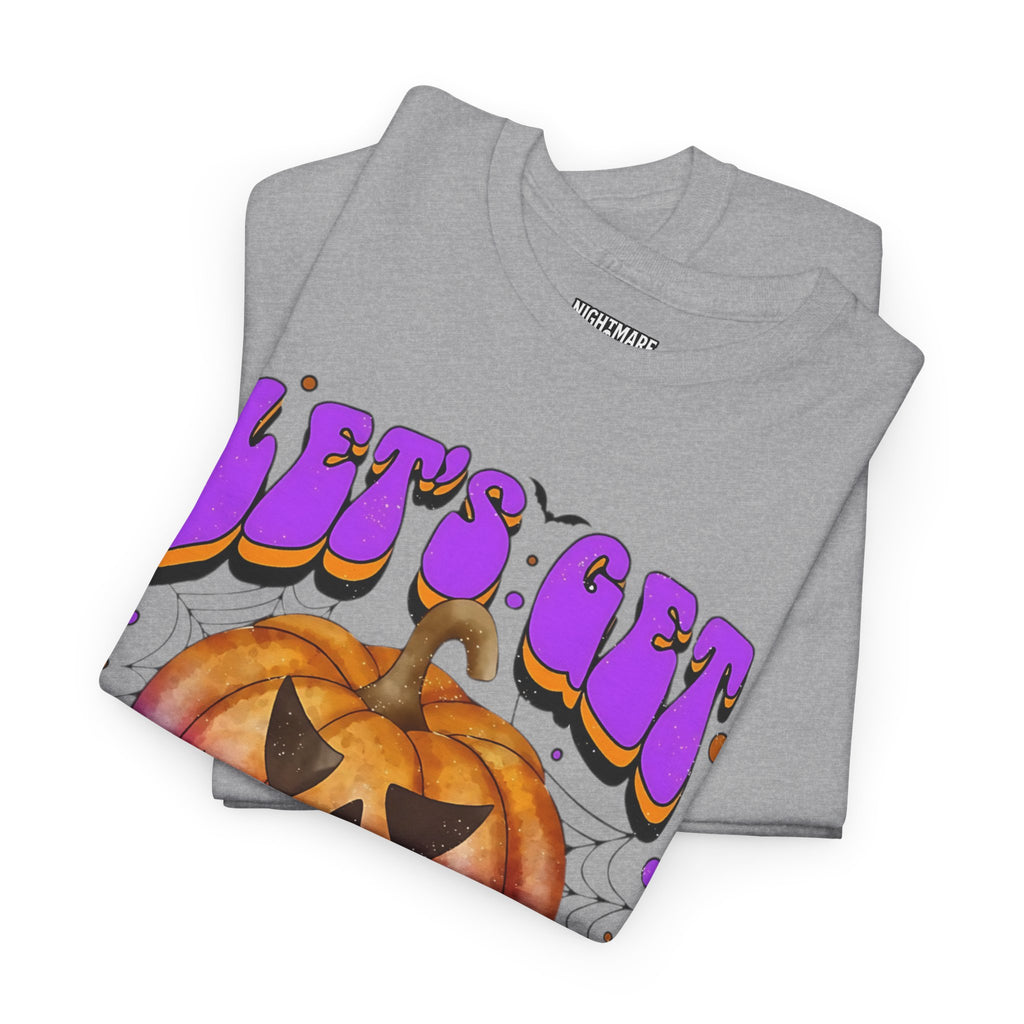 Halloween Spooky Pumpkin Tee, Unisex Cotton Shirt, Halloween Costume, Fall Festivities, Trick or Treat