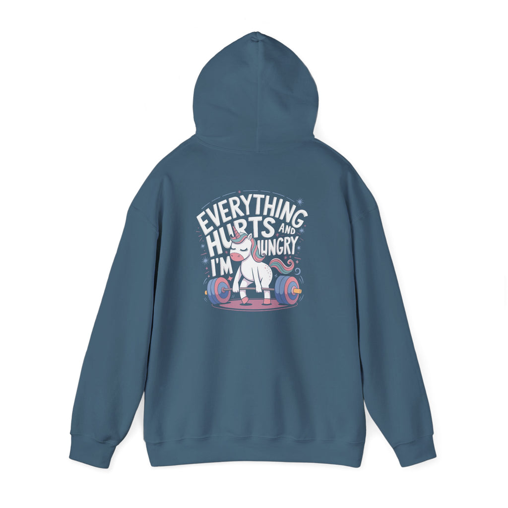 Everything Hurts, Everyday Grind Sweatshirt for Fitness Enthusiasts, Gym Hoodie, Workout Gear, Gift for Gym Lovers