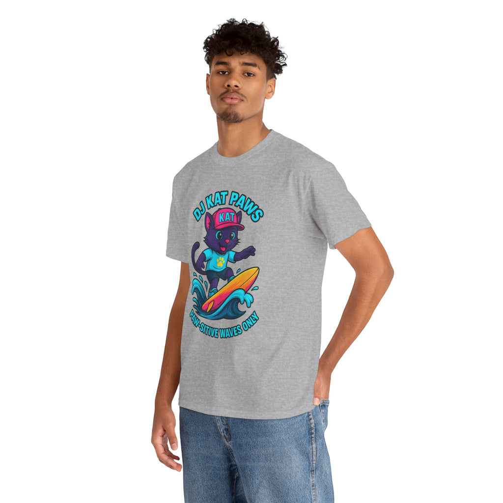 DJ KAT PAWS Paw-sitive Waves Only Tee