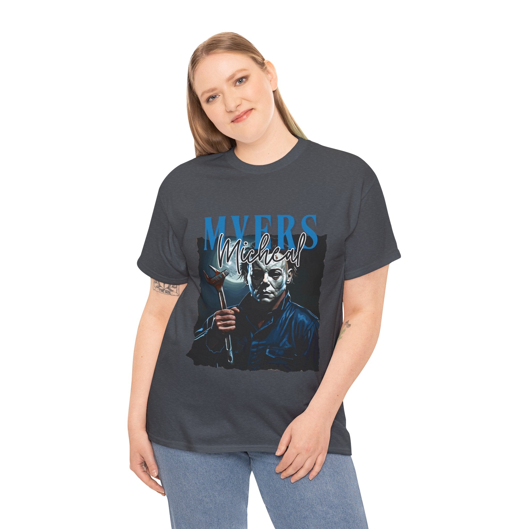 Michael Myers - Horror Graphic Tee, Unisex Cotton Shirt, Halloween Costume, Horror Movie Gift, Spooky T-Shirt, Horror Fan Apparel