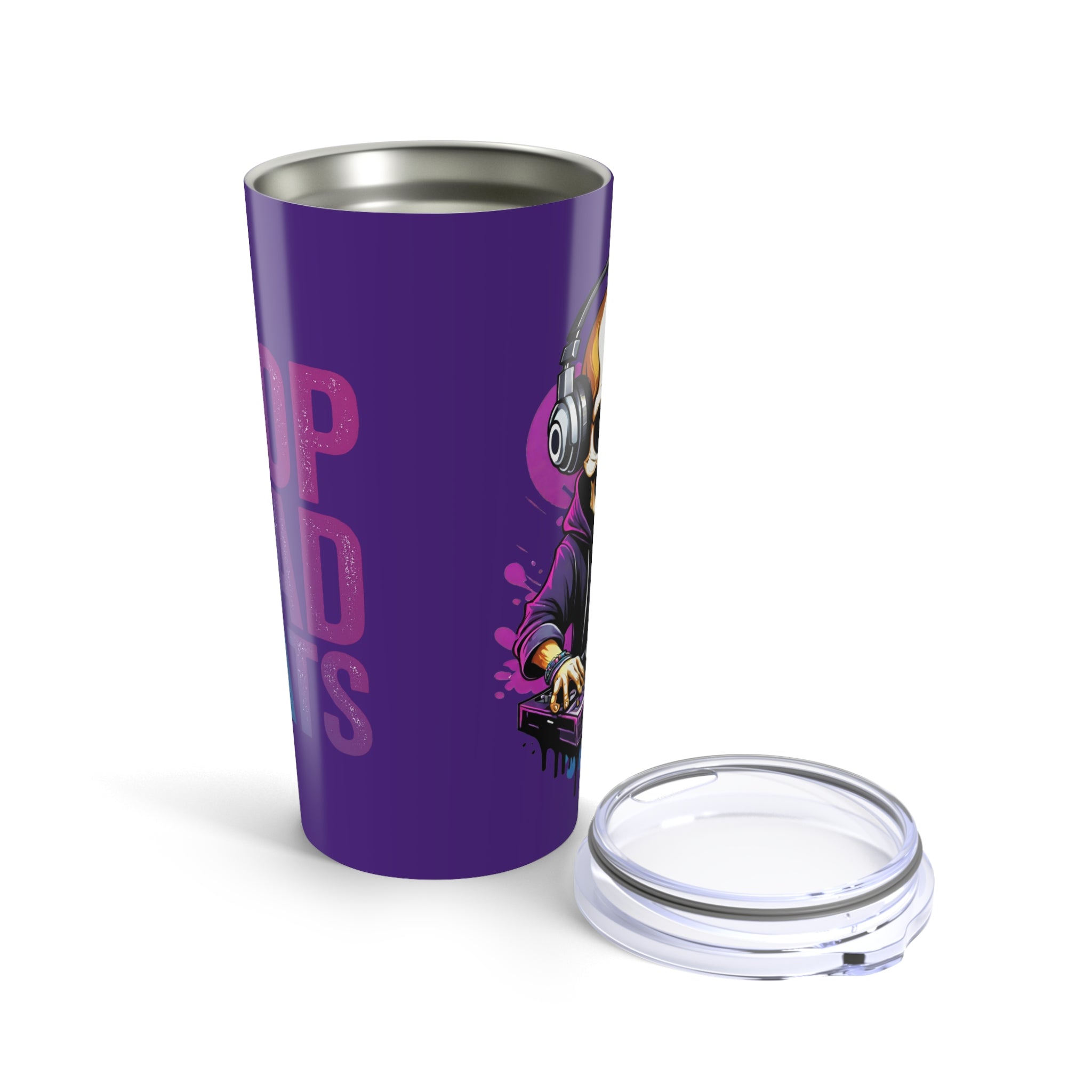 Bone Jams MC Bonez, 20oz Tumbler | Music Vibe Travel Mug for Music Lovers, Cool Drinkware & Party Gift