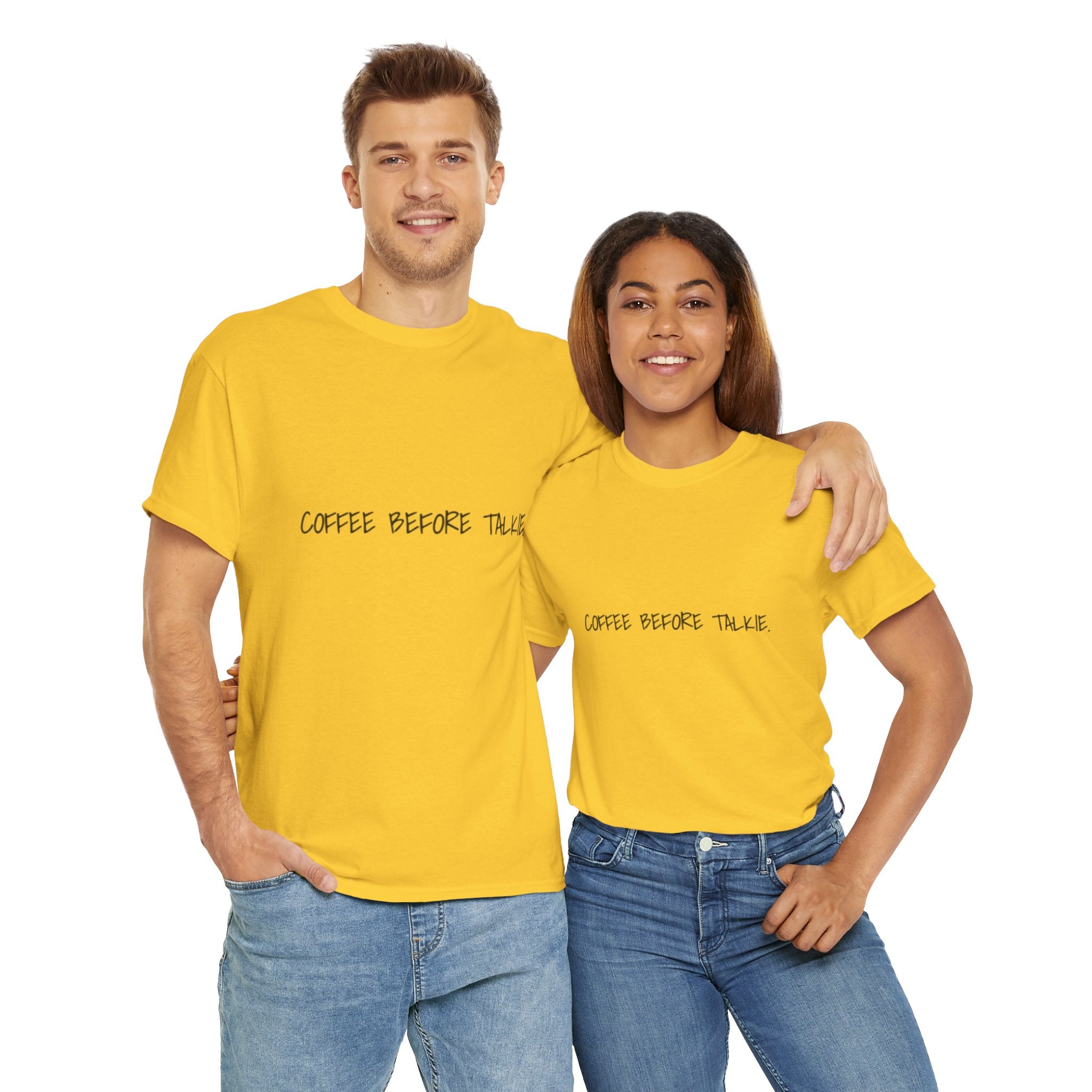 Coffee Before Talkie Unisex Tee - Light Colors