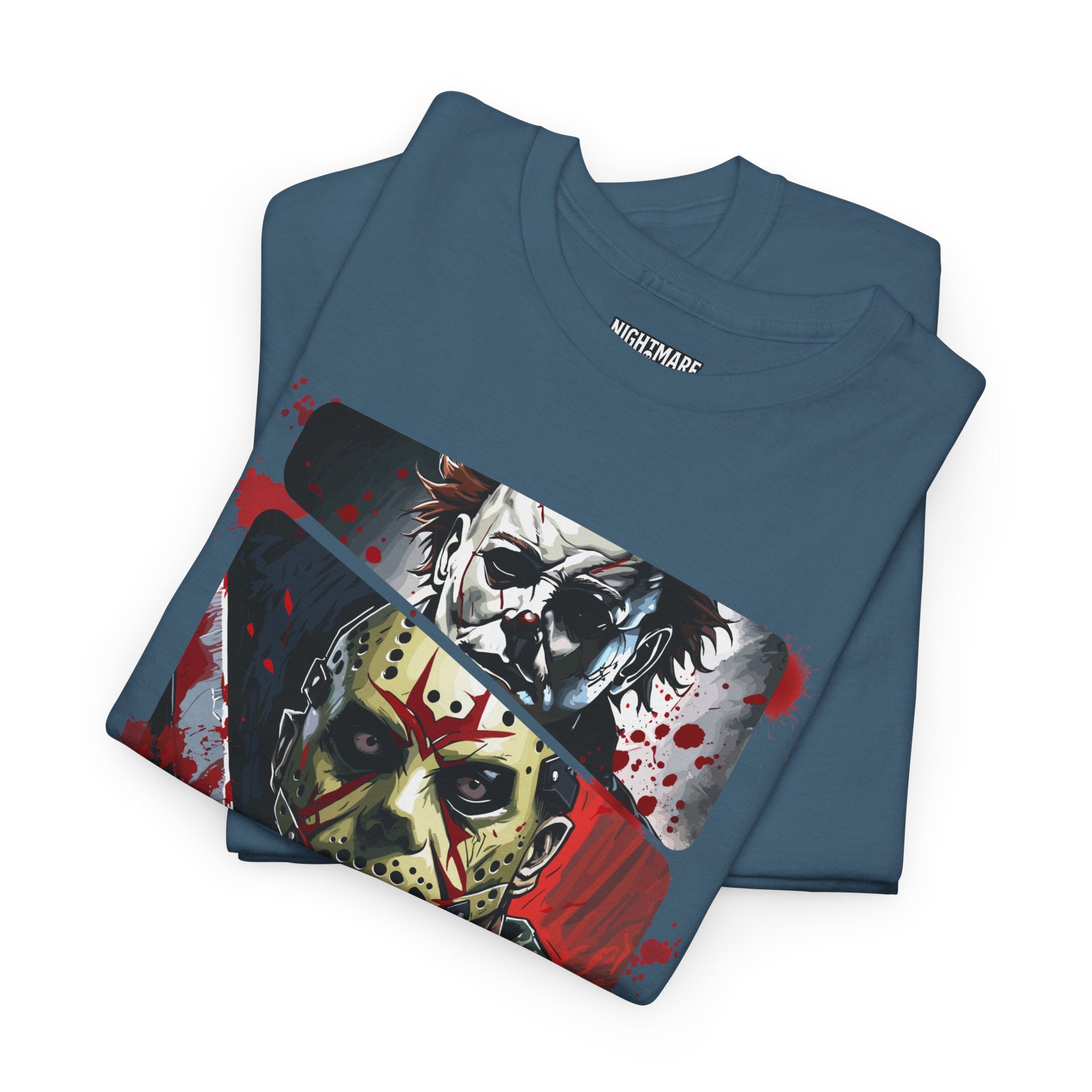 Horror Legends Horror Graphic Tee, Unisex Cotton Shirt, Halloween Costume, Horror Movie Gift, Spooky T-Shirt, Horror Fan Apparel