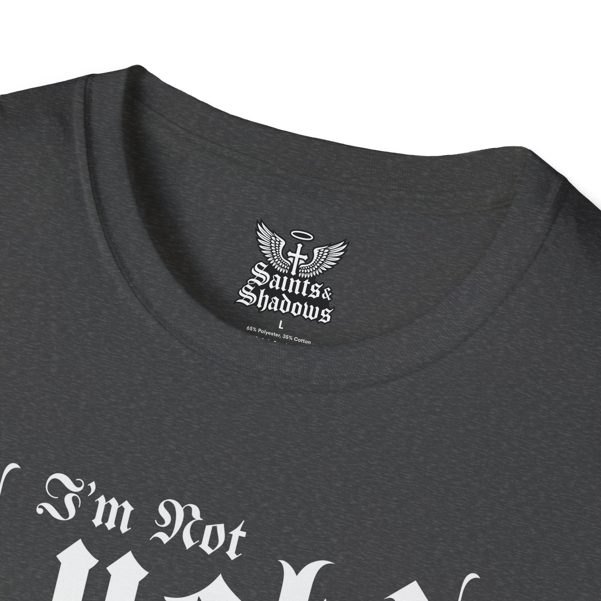 Saints and Shadows - I'm Not Lucky, But I'm Blessed T-Shirt, Unisex Graphic Tee