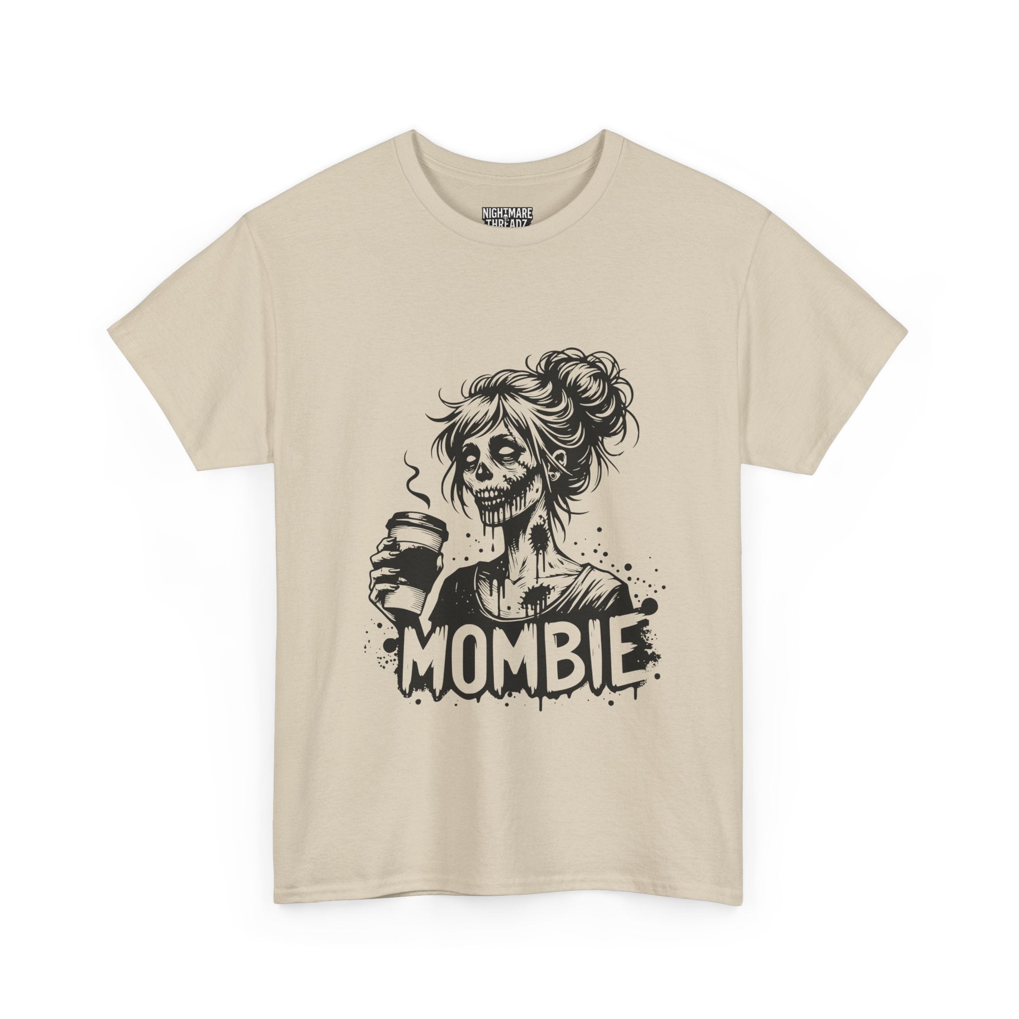 Mombie Unisex Tee, Perfect for Halloween, Gift for Moms, Relaxed Fit, Funny T-Shirt, Unique Graphic Tee, Casual Wear