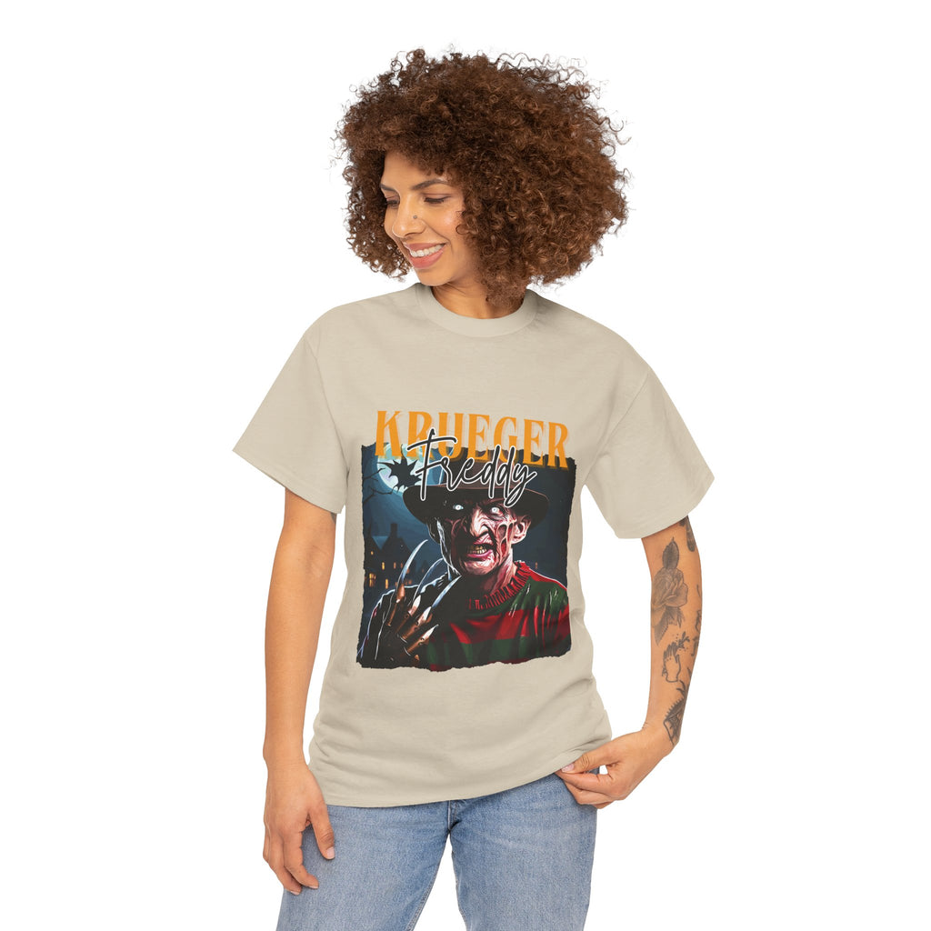 Freddy Krueger, Horror Graphic Tee, Unisex Cotton Shirt, Halloween Costume, Horror Movie Gift, Spooky T-Shirt, Horror Fan Apparel