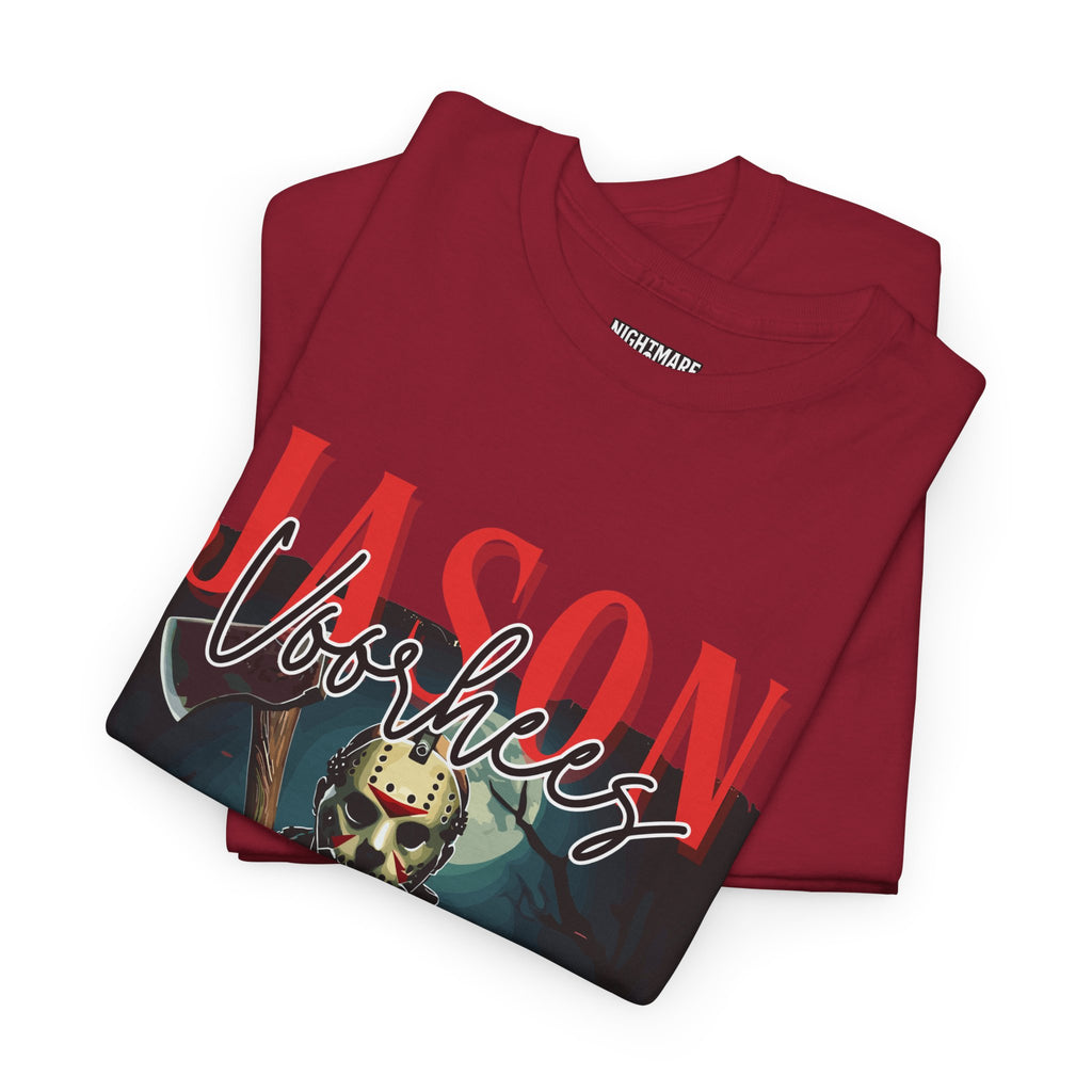 Jason Vorhees Horror Graphic Tee, Unisex Cotton Shirt, Halloween Costume, Horror Movie Gift, Spooky T-Shirt, Horror Fan Apparel