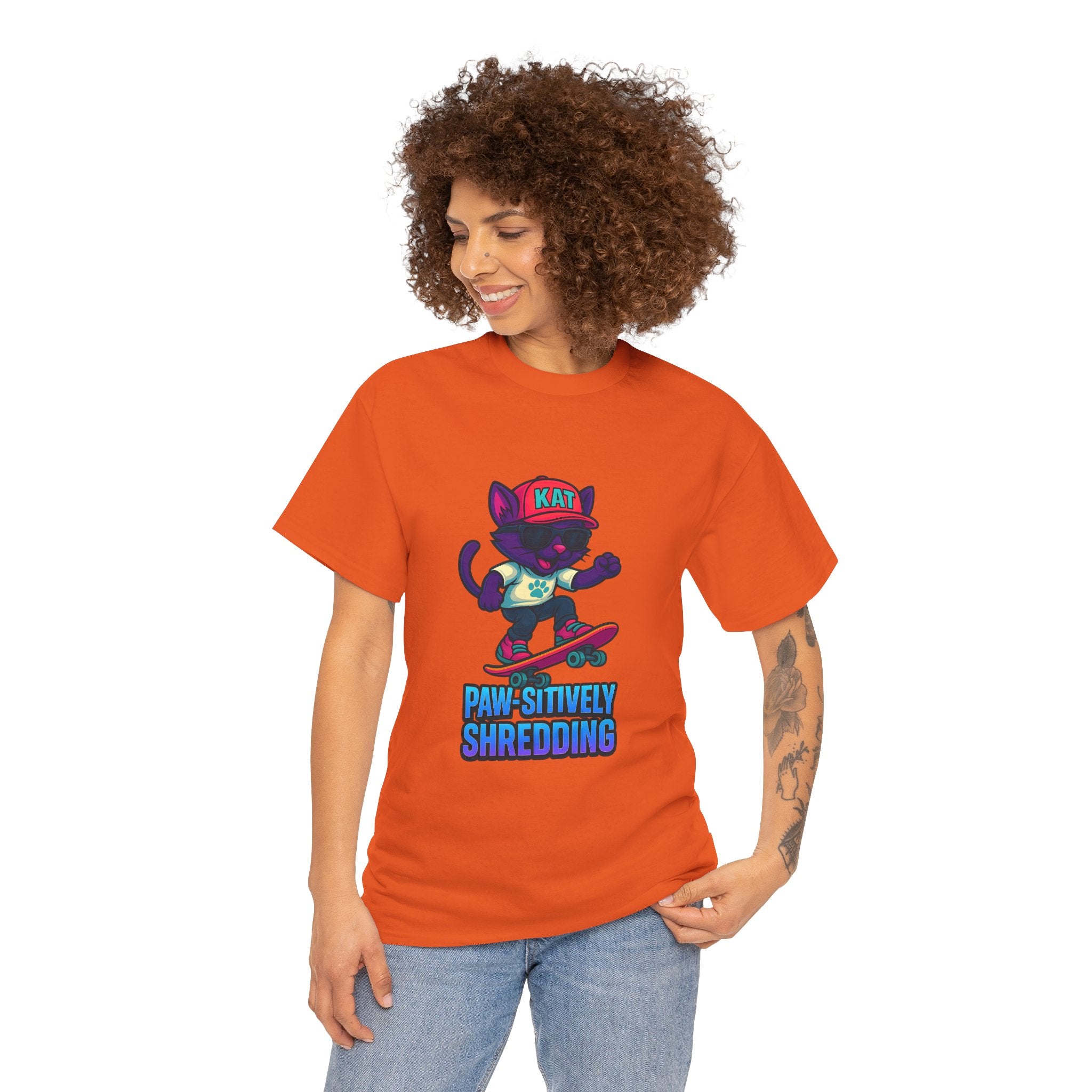 DJ KAT PAWS Paw-sitively Shredding Tee