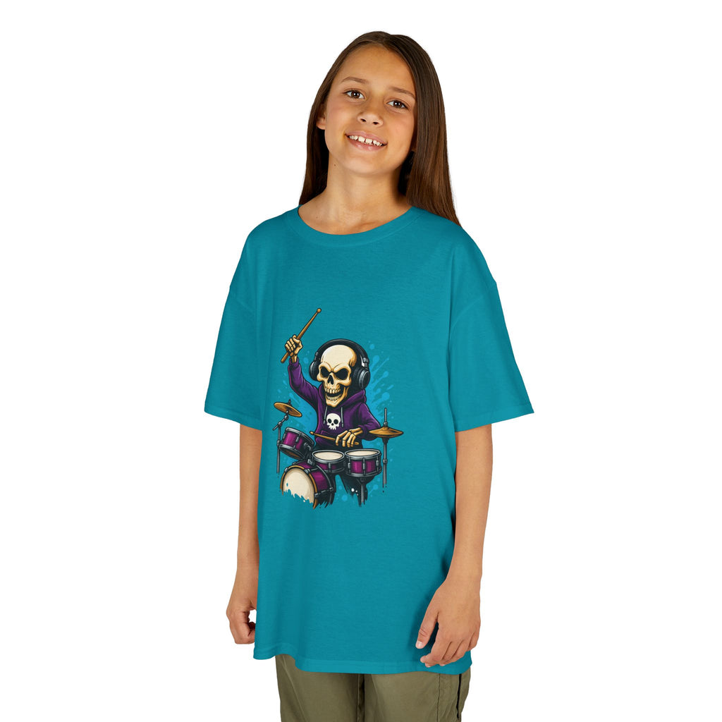 Bone Jams MC Bonez Kids Tee, Drumming Up The Dead