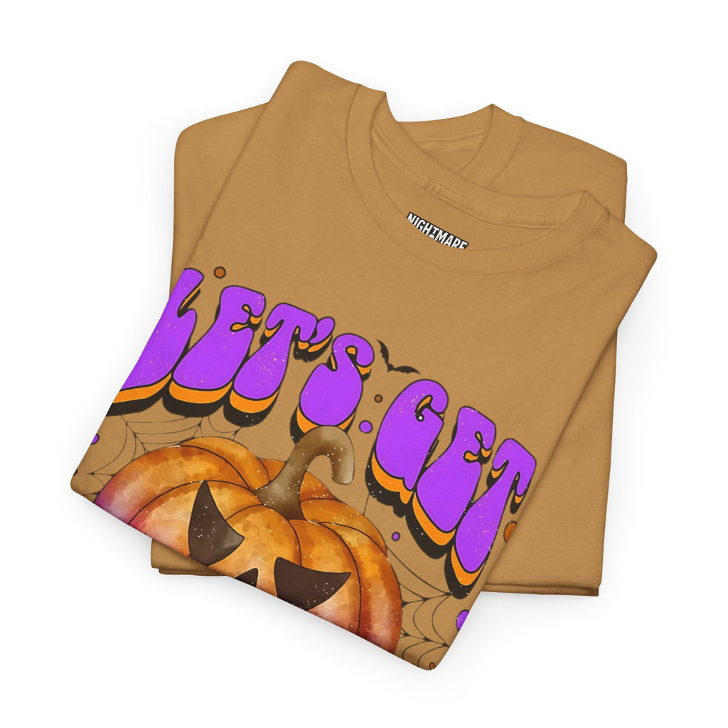 Halloween Spooky Pumpkin Tee, Unisex Cotton Shirt, Halloween Costume, Fall Festivities, Trick or Treat