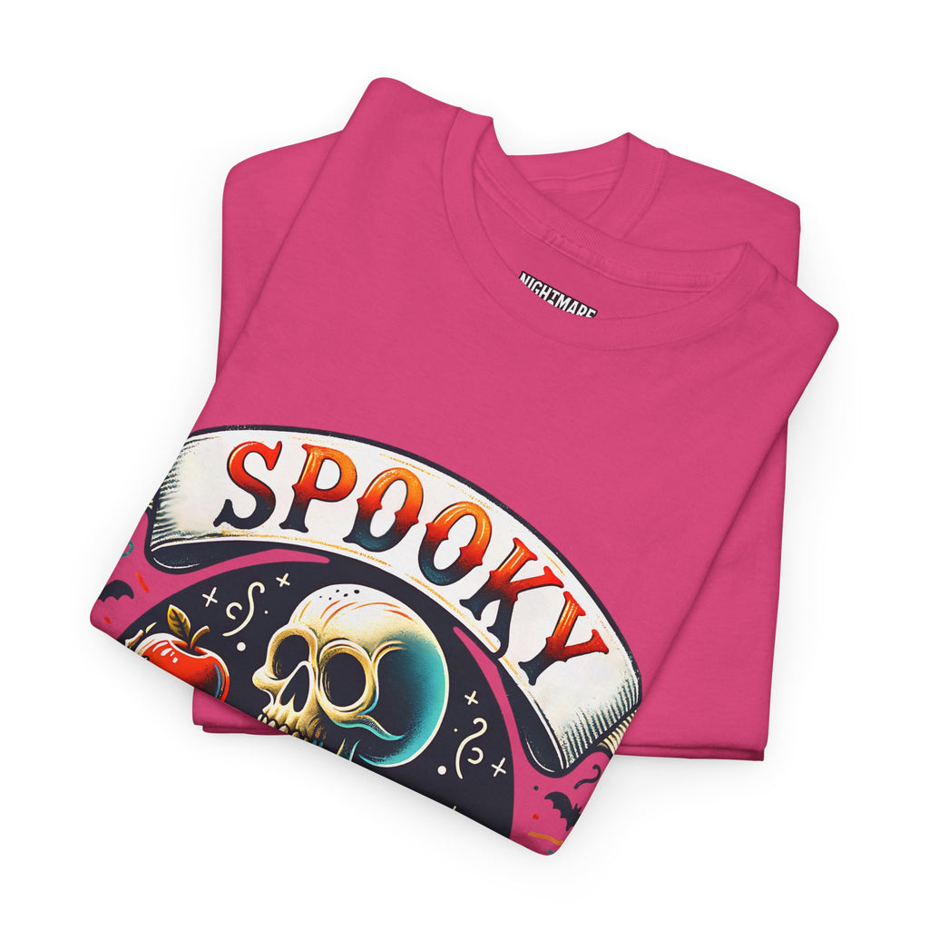 Spooky Teacher Tee, Halloween Shirt, Unisex Cotton T-Shirt, Funny Teacher Gift, Skeleton Design, Fall Apparel