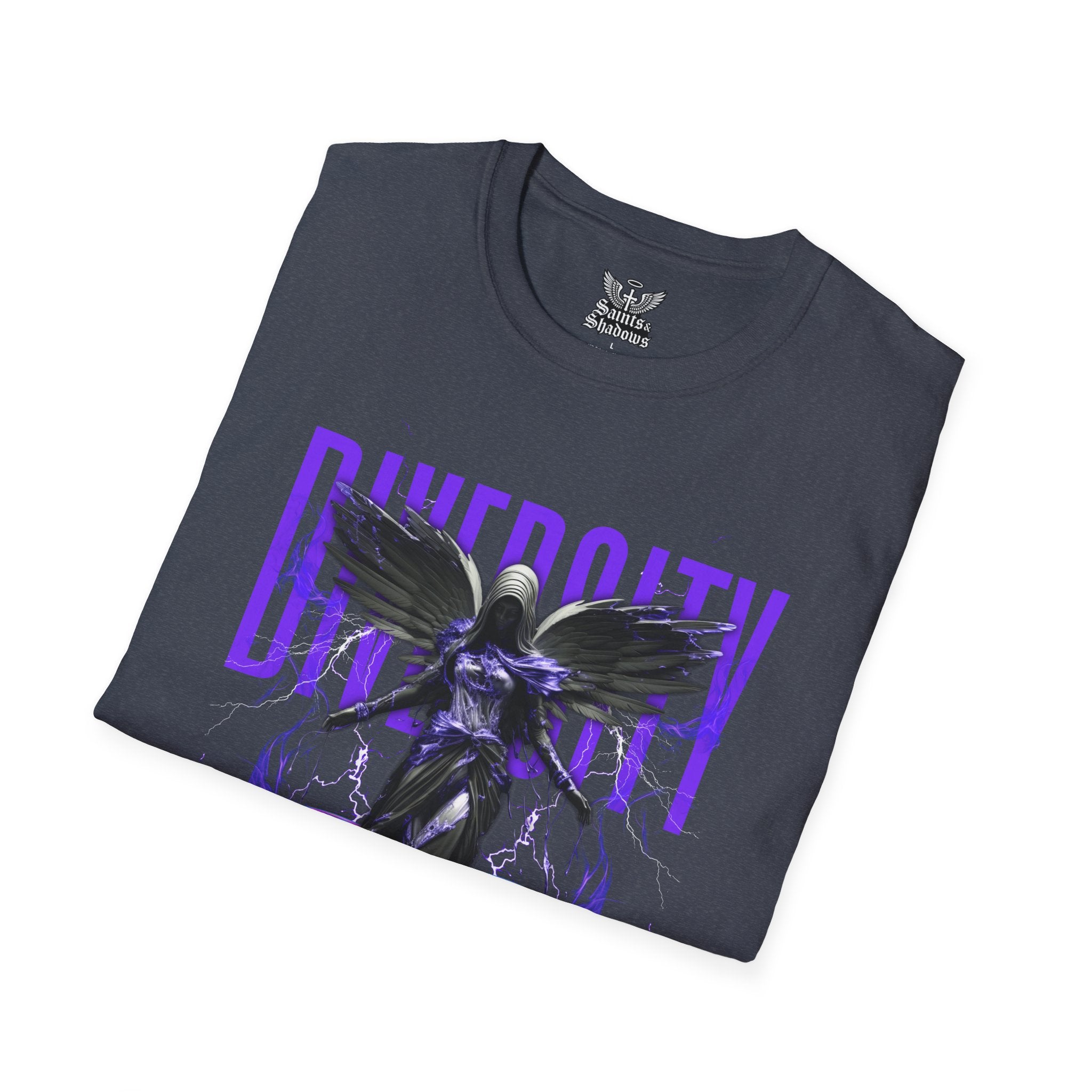 Saints and Shadows - Diversity, Angelic Artwork Unisex Softstyle T-Shirt, Casual Wear